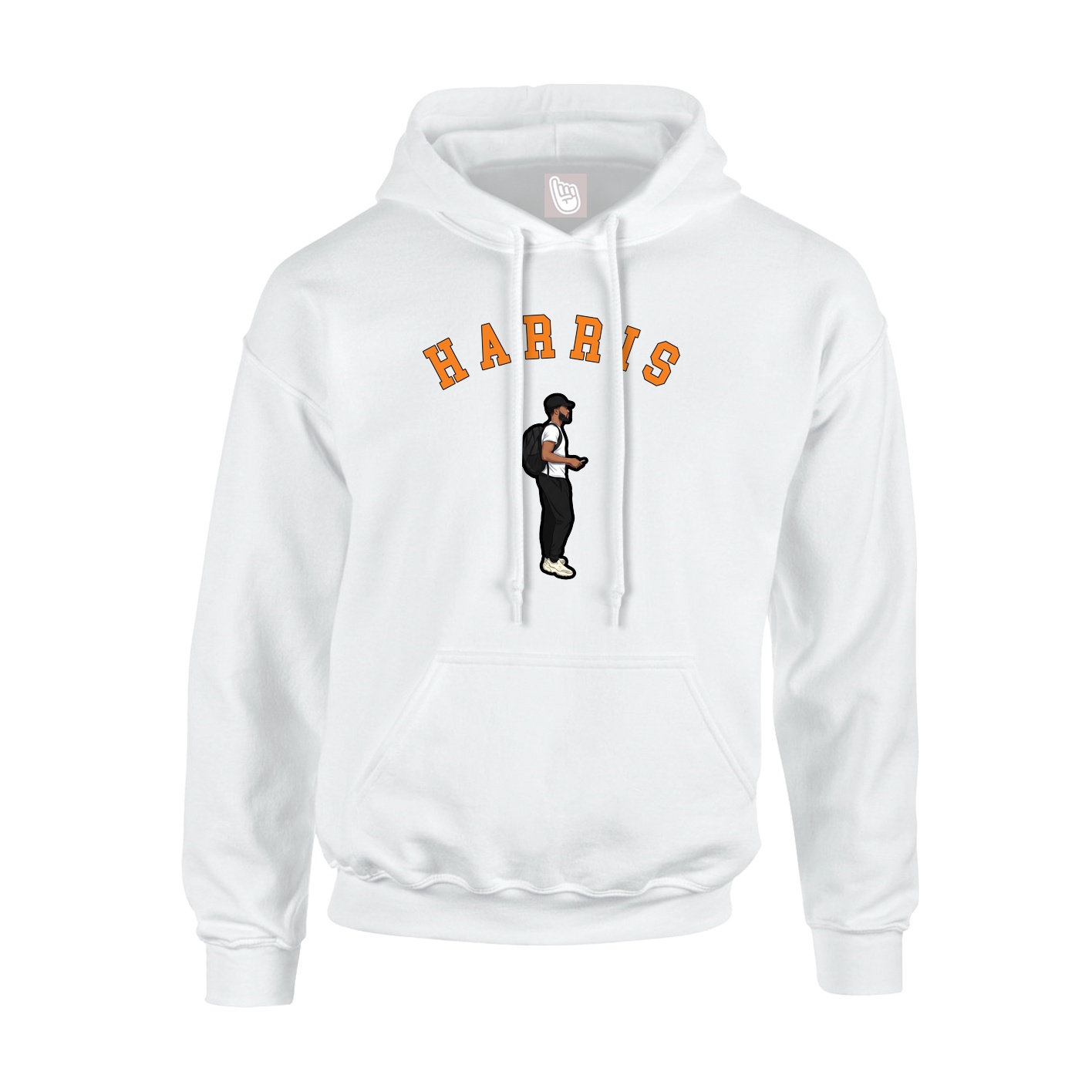 Youth Hoodie — Shirsey Arch in White