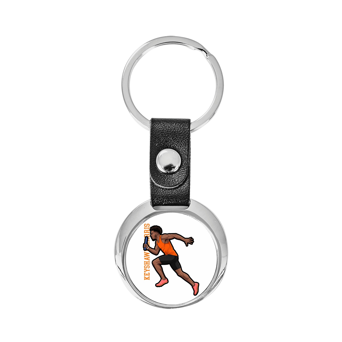 Key Chain — Name Vertical in Classic