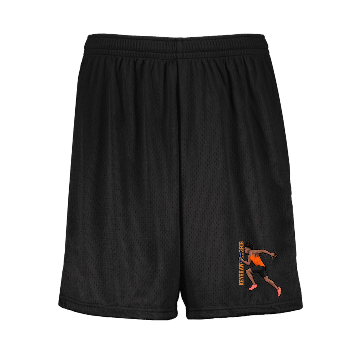 Shorts — Name Vertical in Black