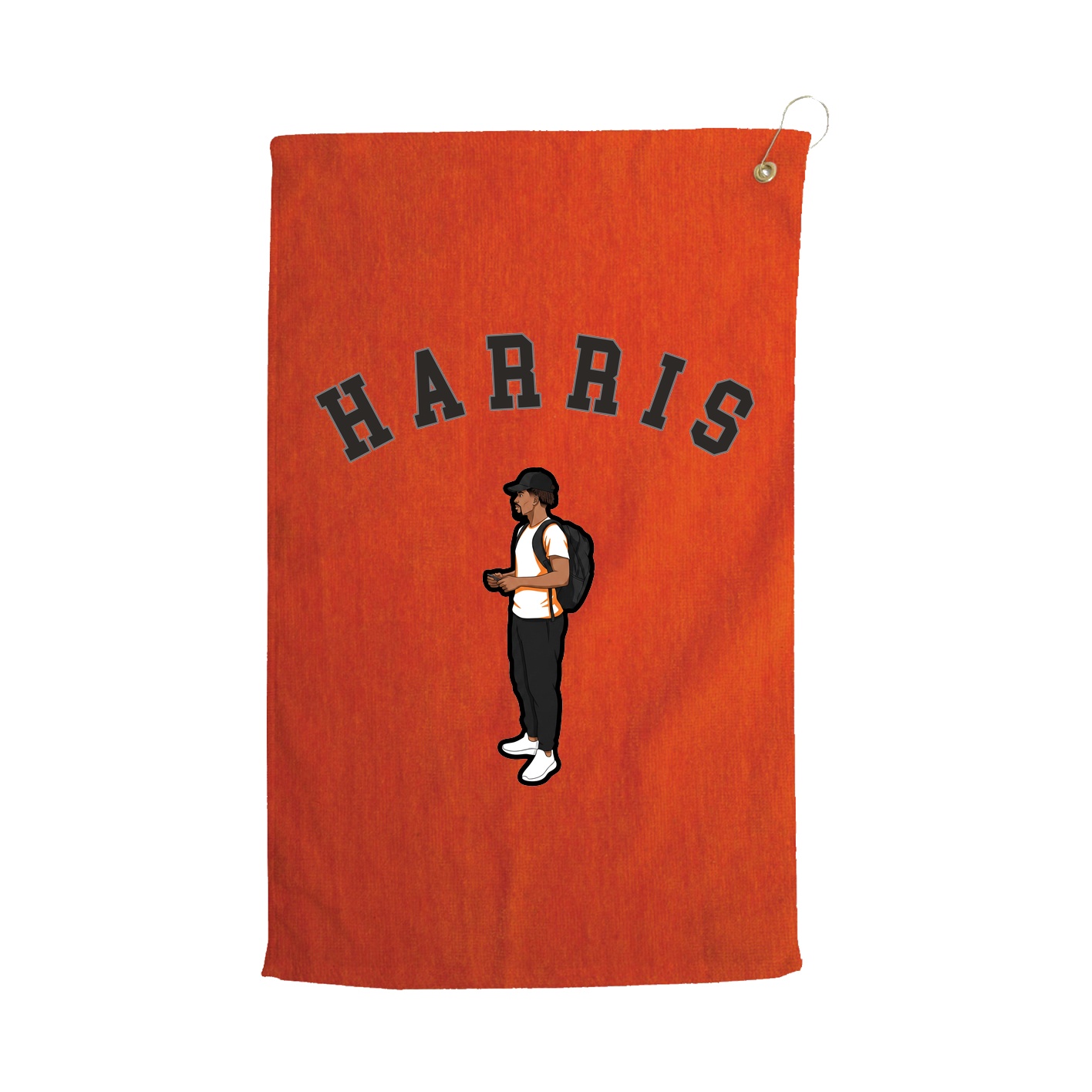Golf Towel — Shirsey Arch in Orange