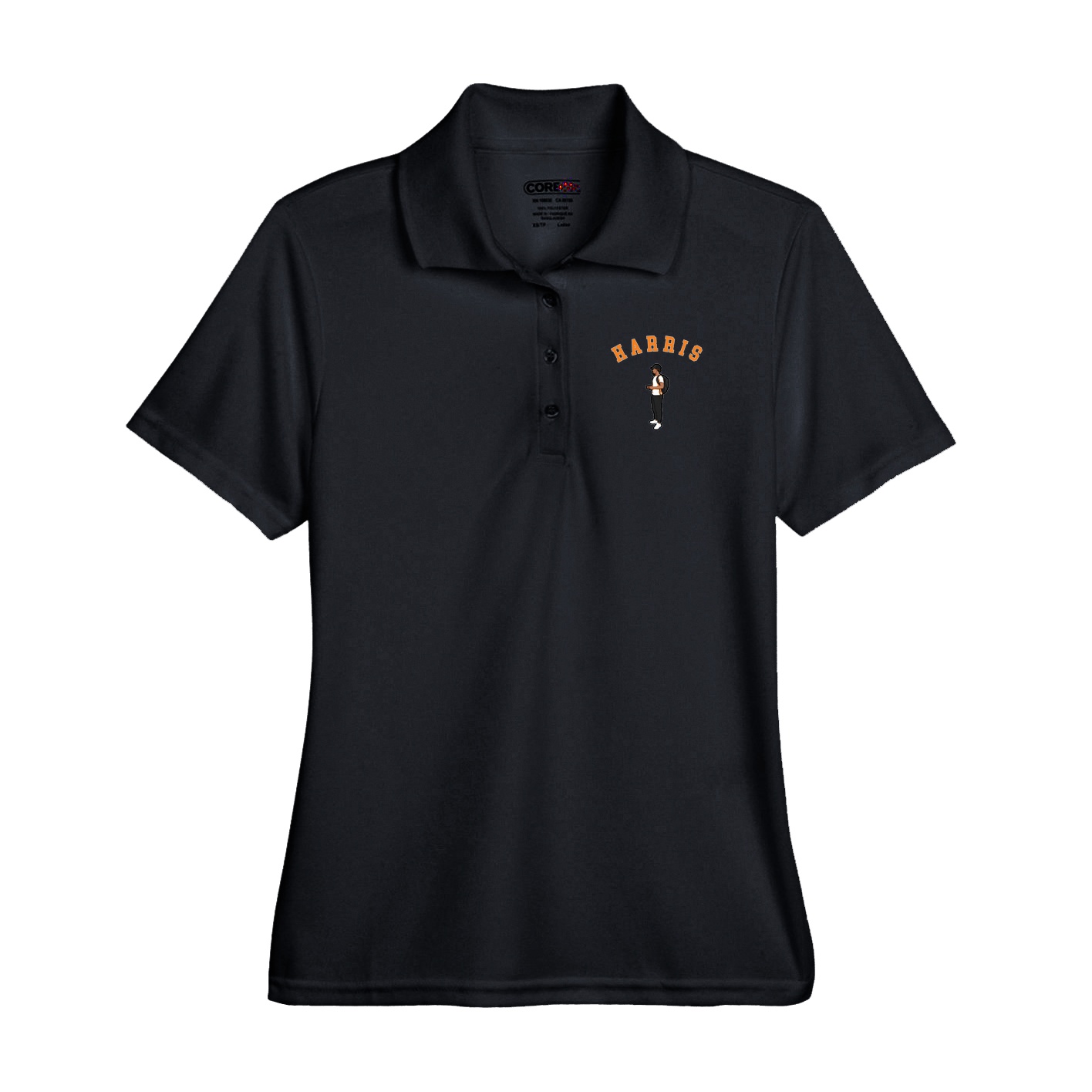 Performance Polo — Shirsey Arch in Black