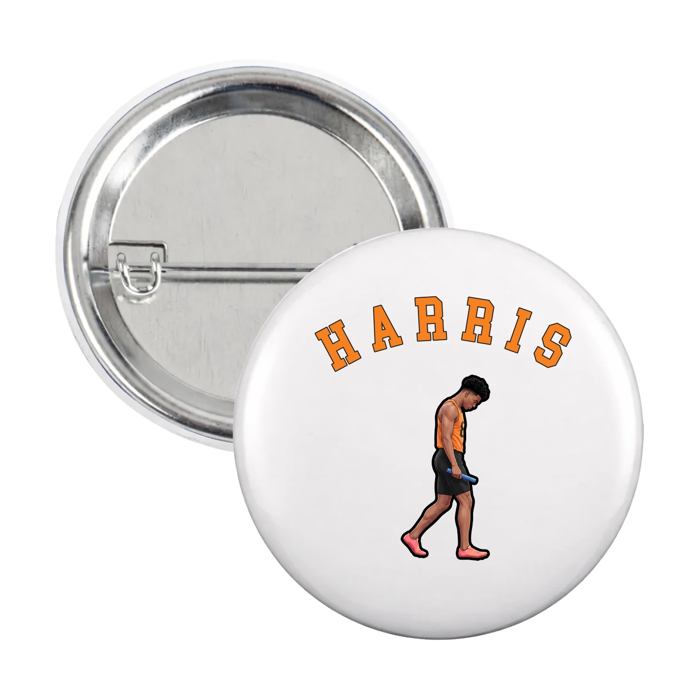 Game Day Button — Shirsey Arch in White