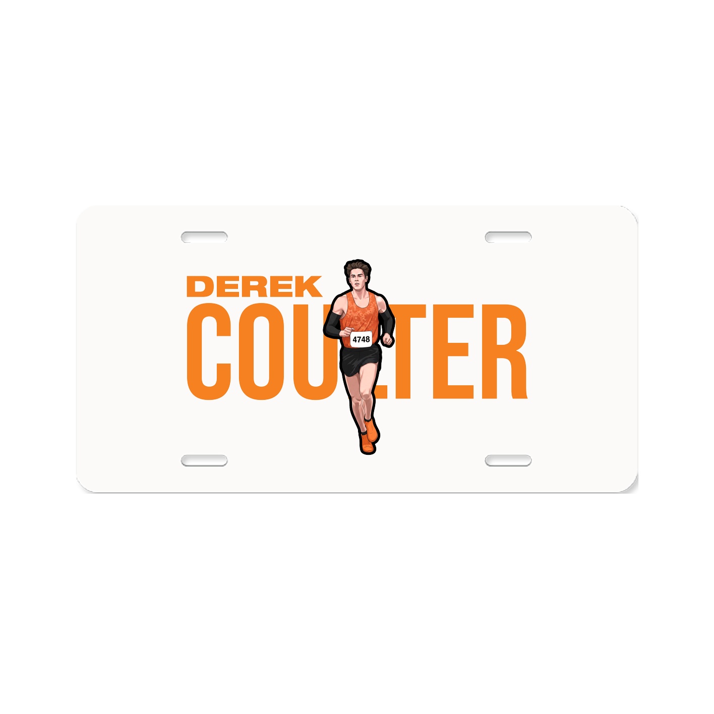 License Plate — Player Name in Classic