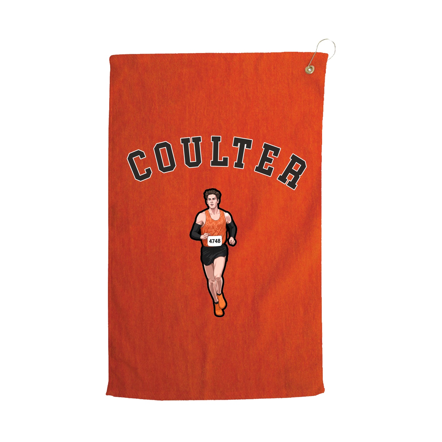 Golf Towel — Shirsey Arch in Orange