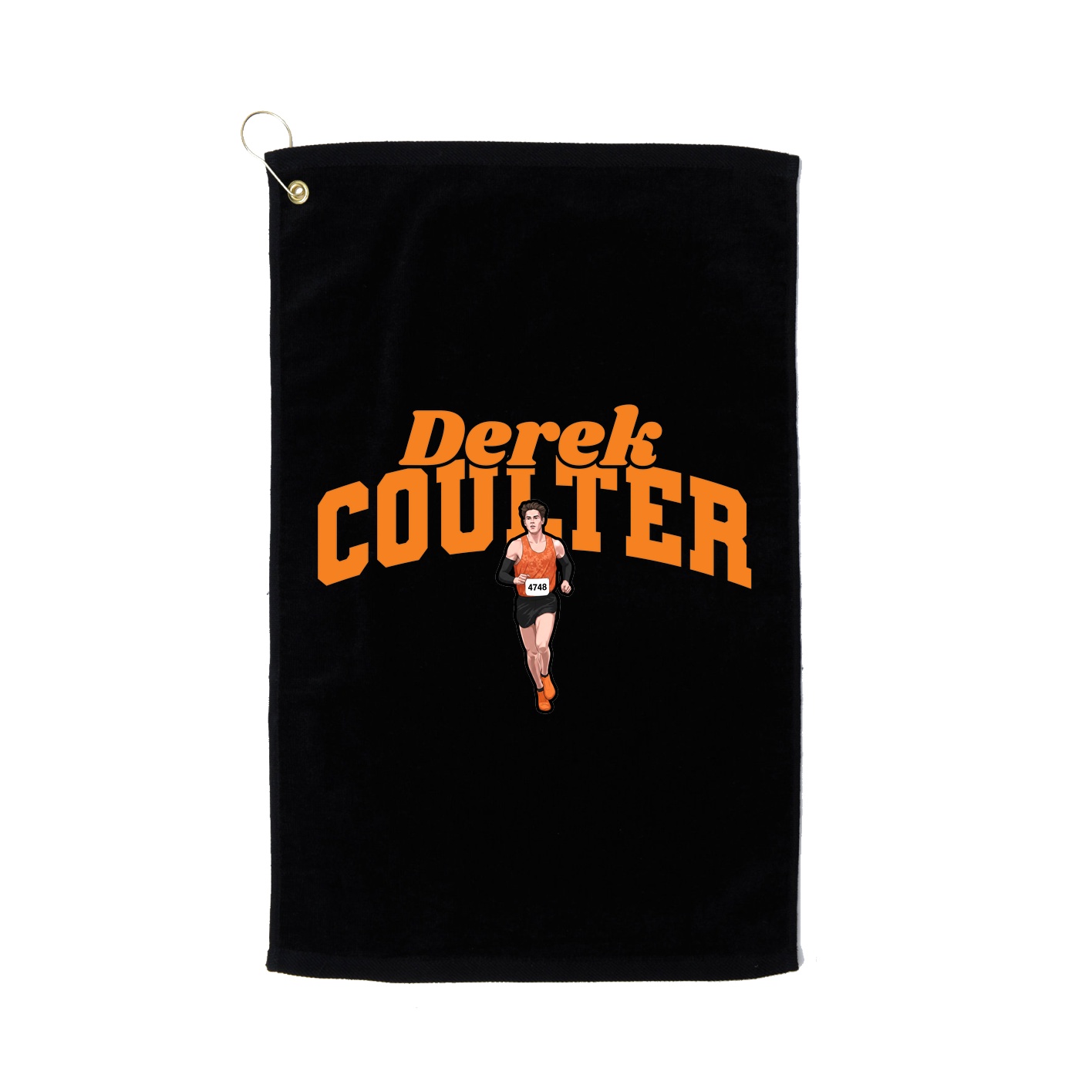 Golf Towel — Signature Arch in Black