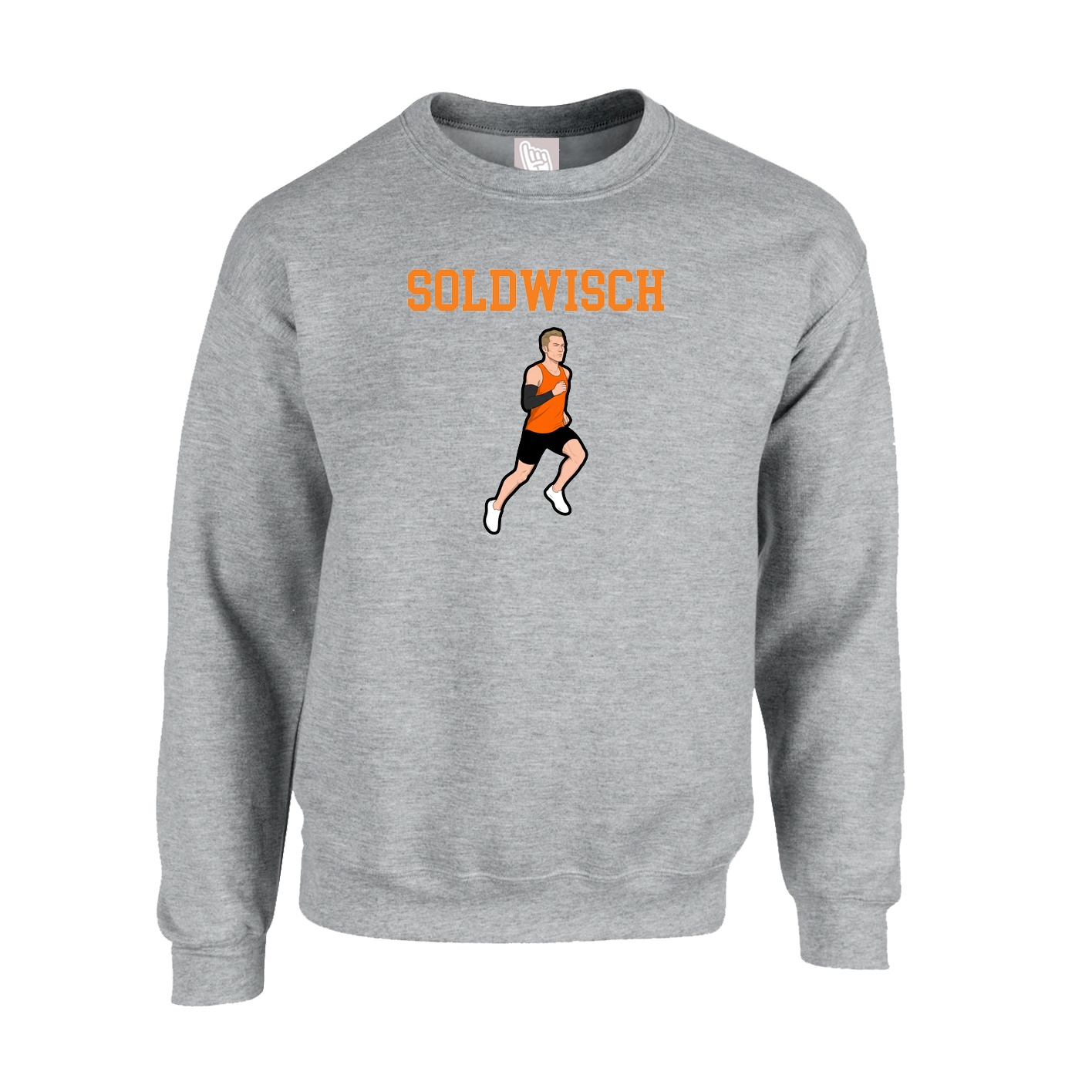 Fleece Crew — Shirsey in Grey
