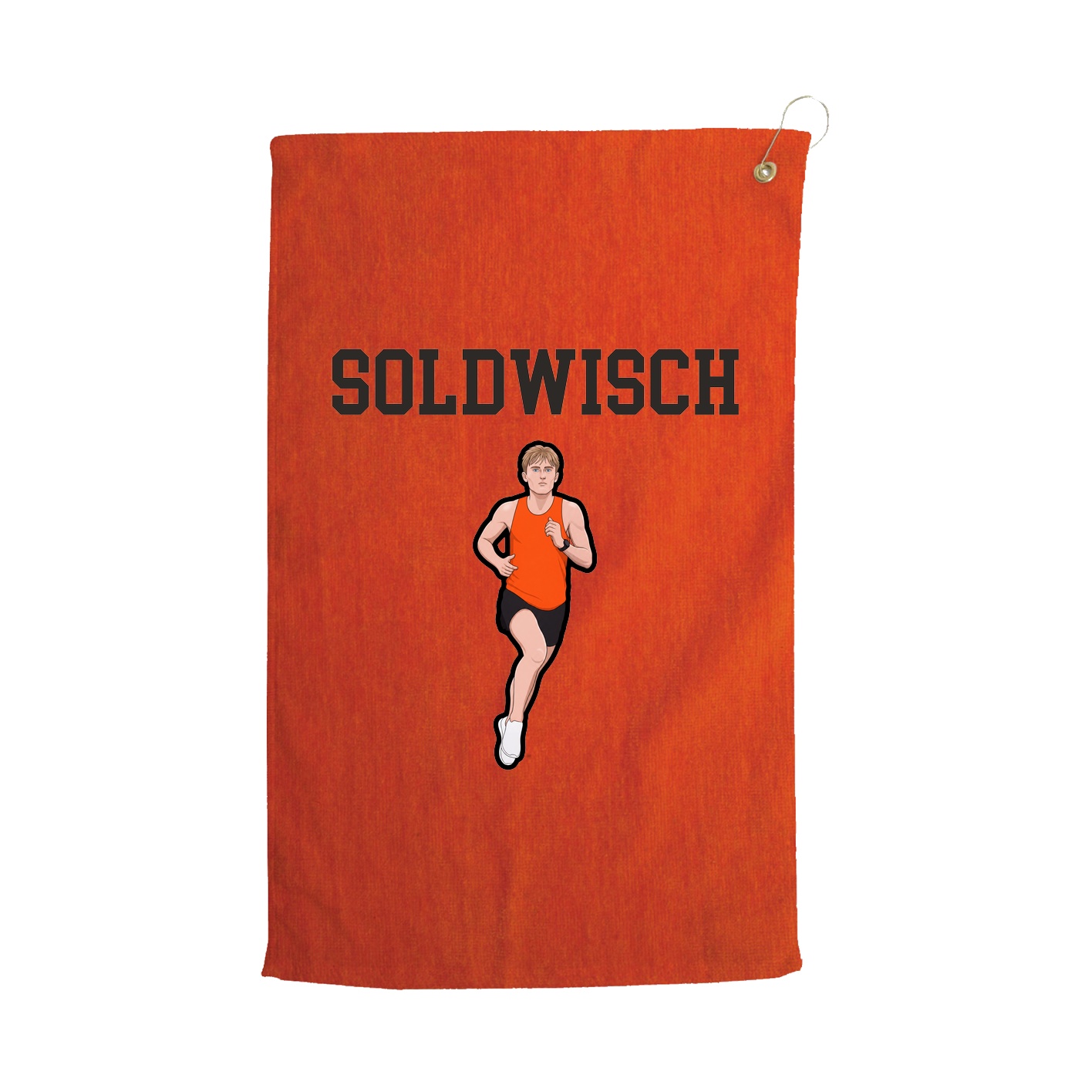Golf Towel — Shirsey in Orange