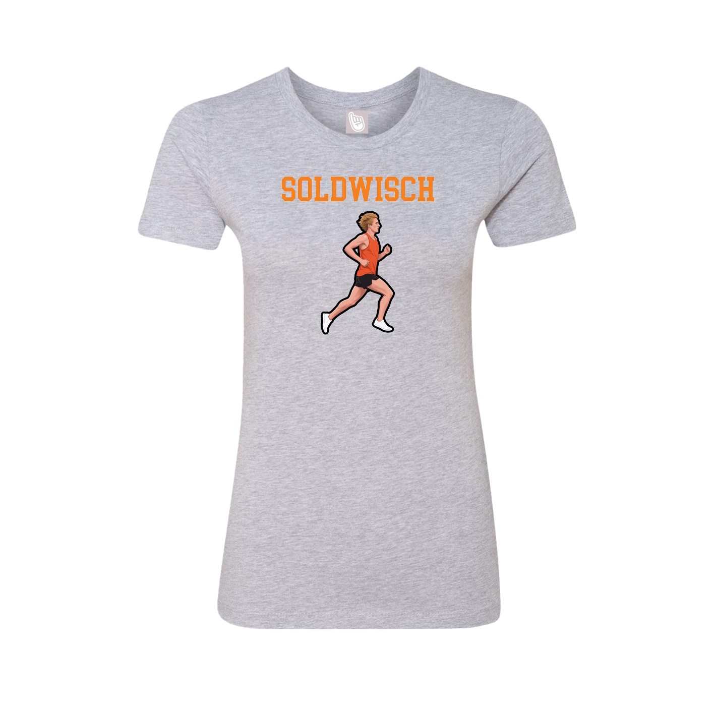 Fitted Women's Tee — Shirsey in Grey
