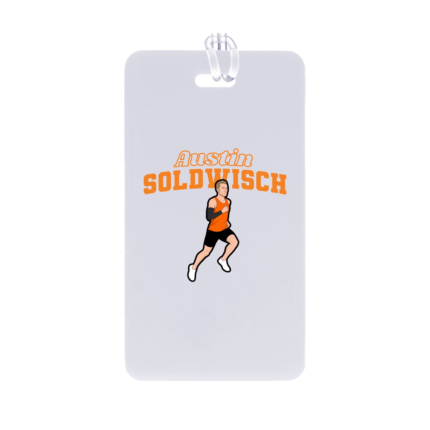 Bag Tag — Name Arch in Classic