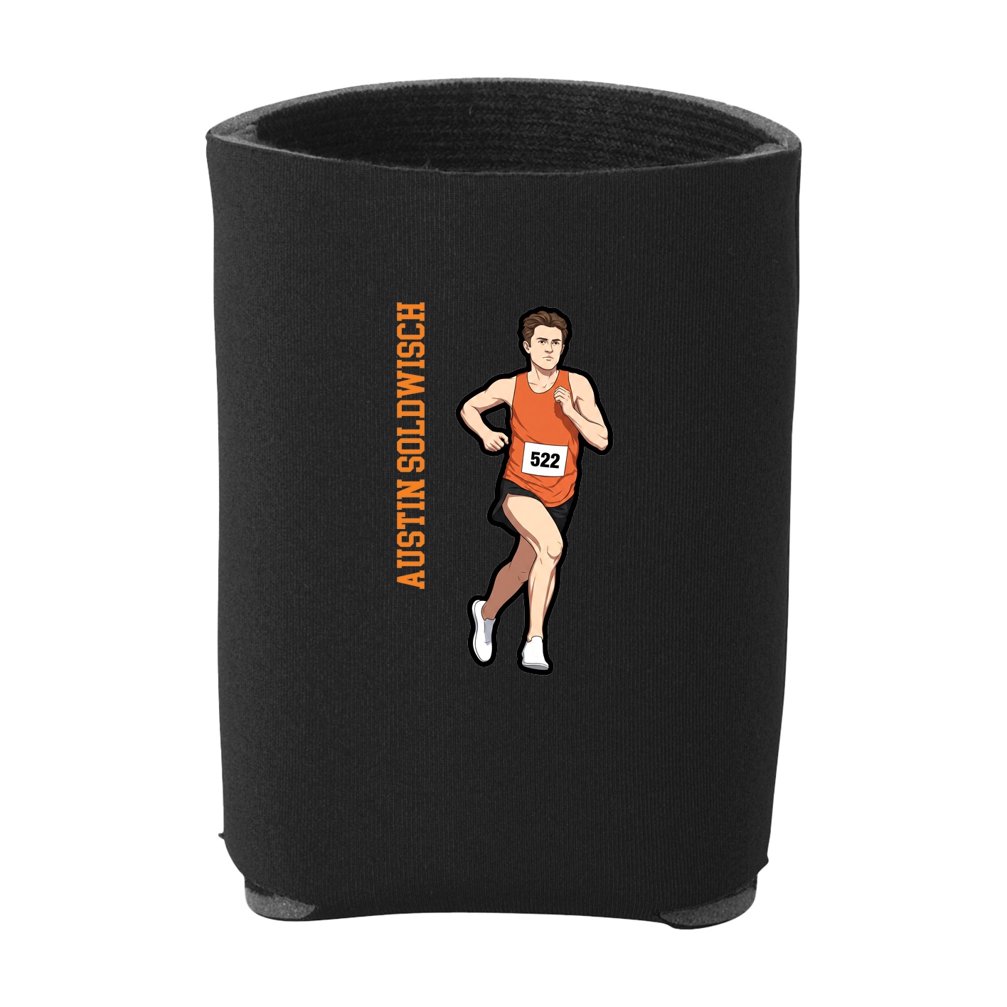Can Holder — Name Vertical in Black