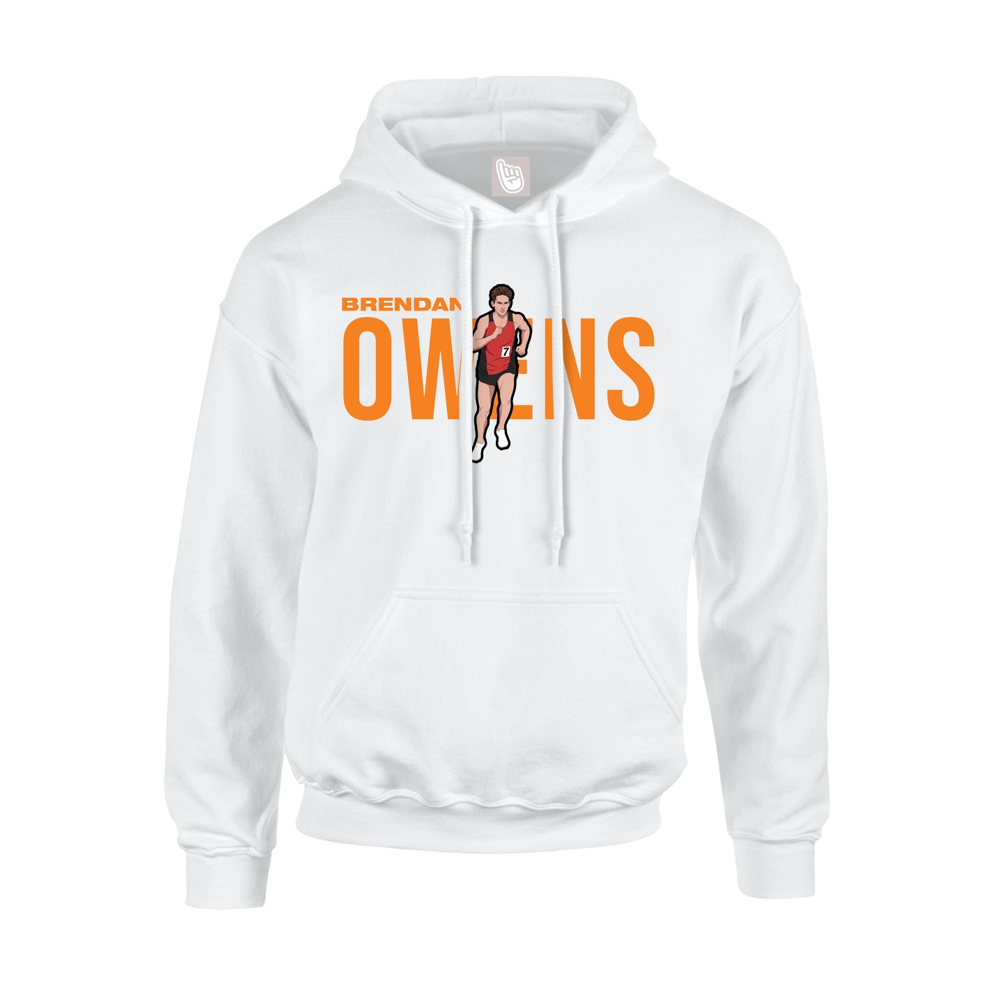 Hoodie — Player Name in White