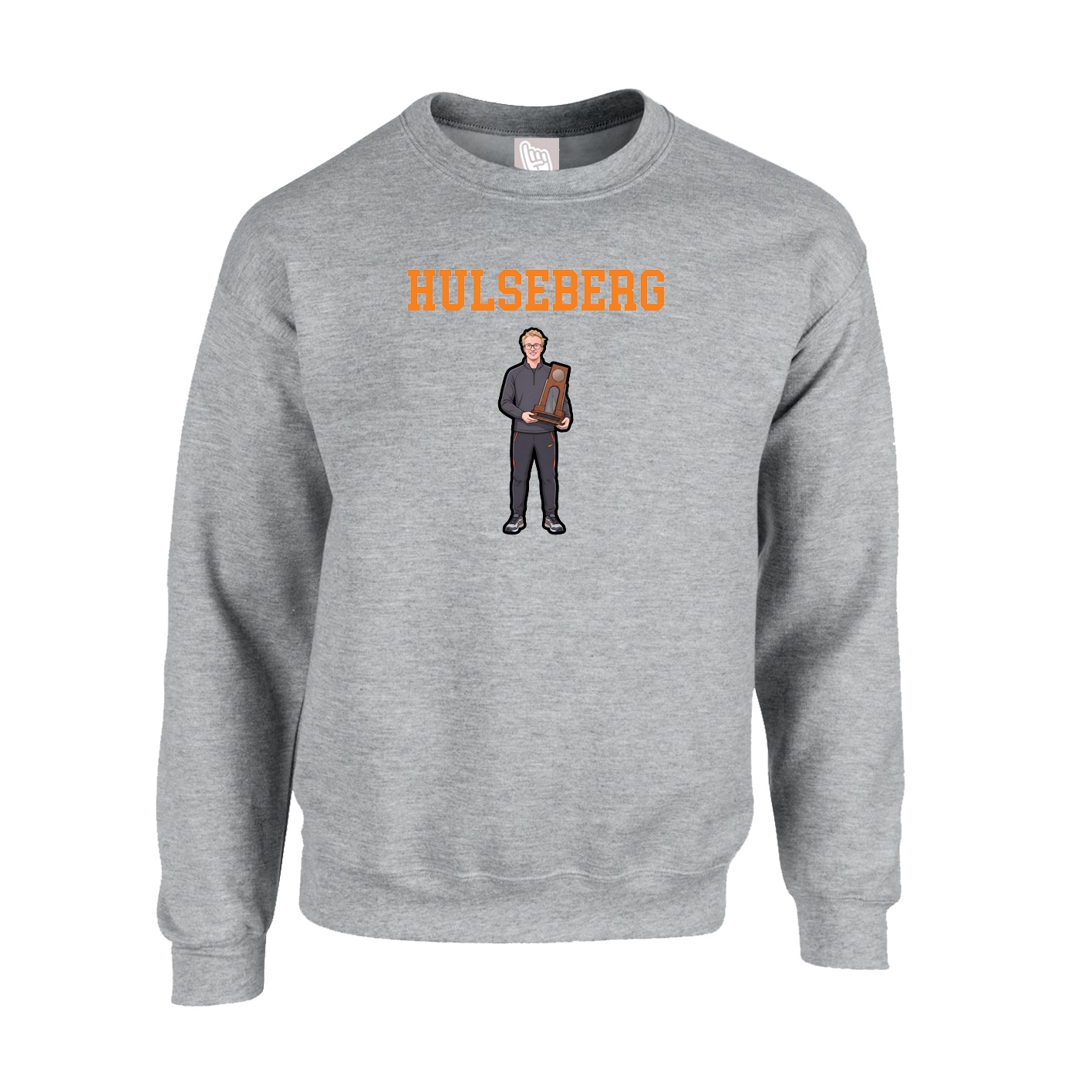 Fleece Crew — Shirsey in Grey