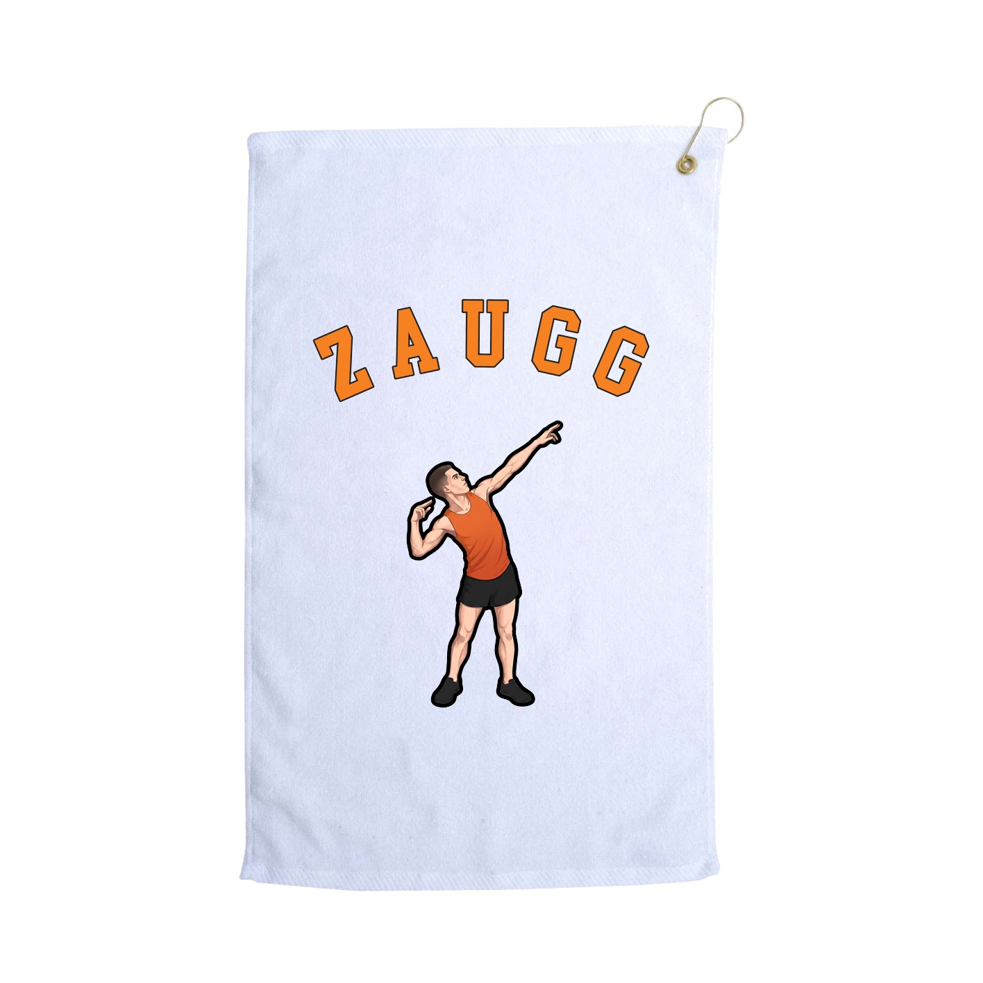 Golf Towel — Shirsey Arch in White