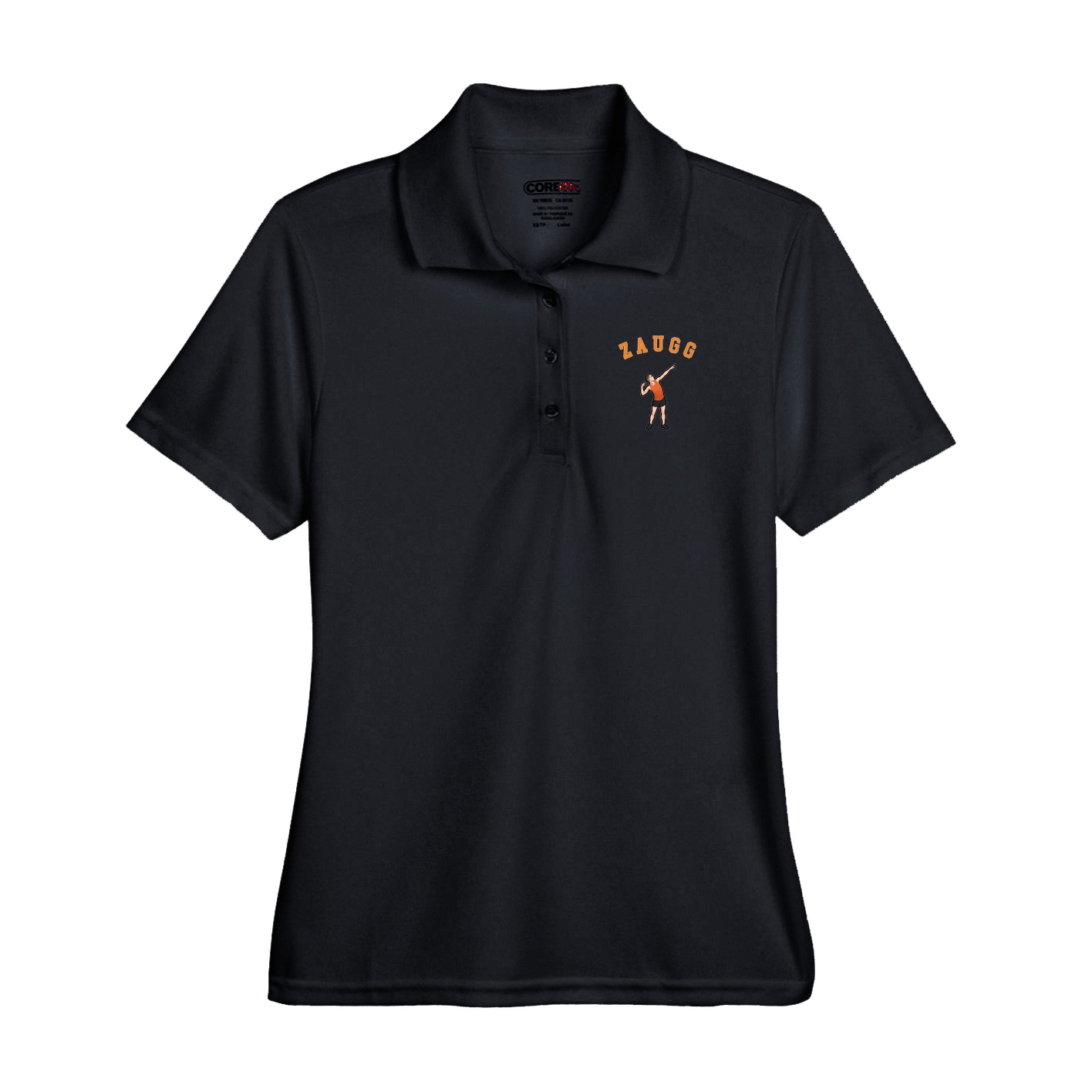 Performance Polo — Shirsey Arch in Black