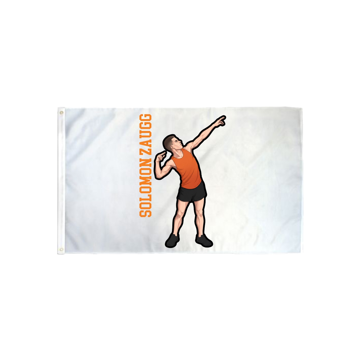 3x5 Flag — Name Vertical in Classic