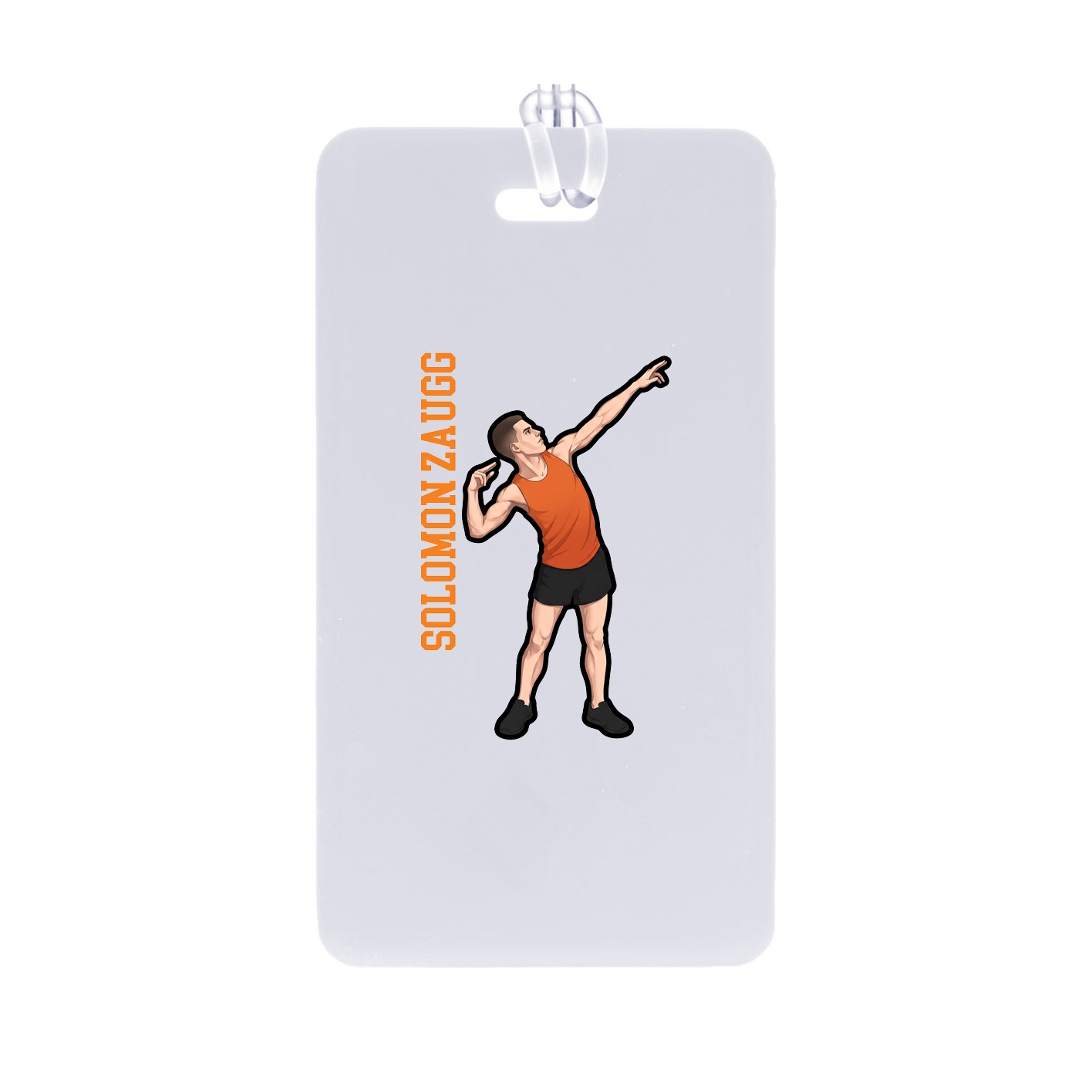 Bag Tag — Name Vertical in Classic