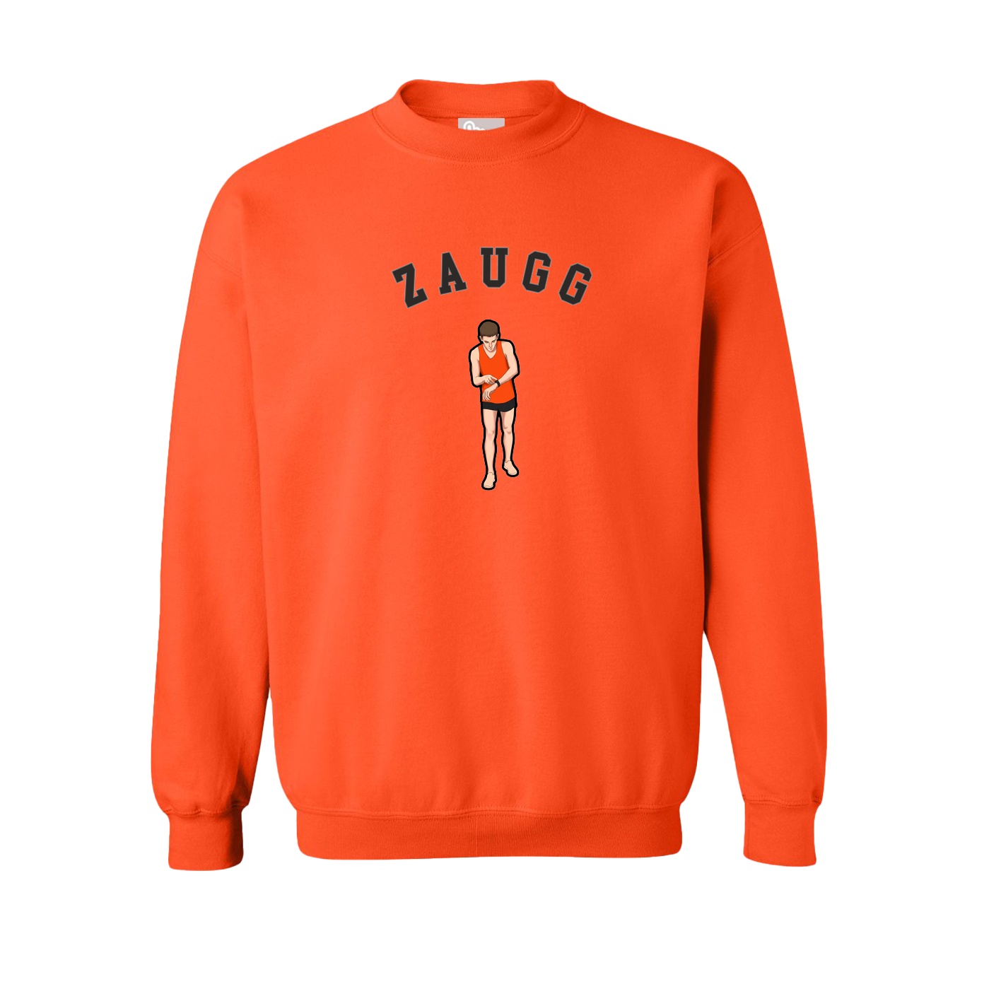 Fleece Crew — Shirsey Arch in Orange