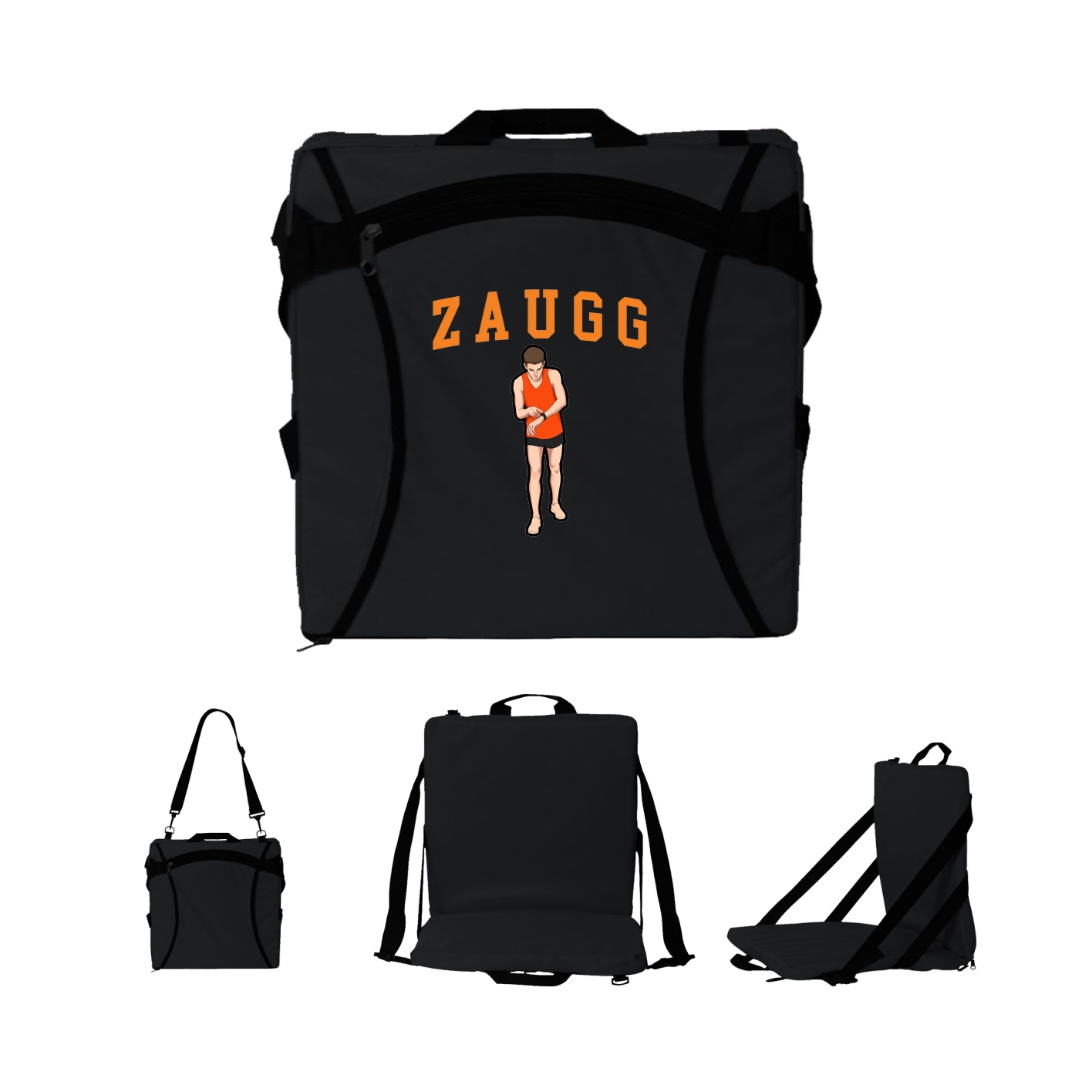 Folding Stadium Seat — Shirsey in Black