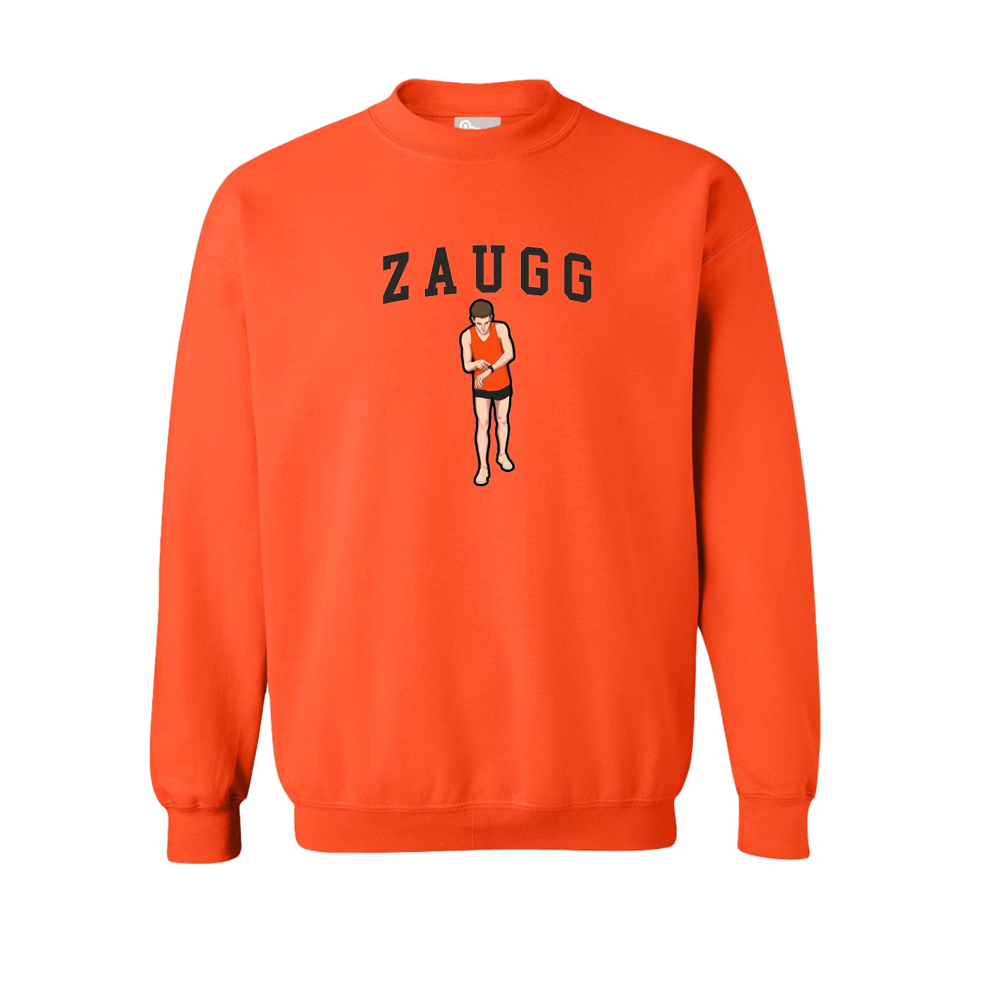 Fleece Crew — Shirsey in Orange
