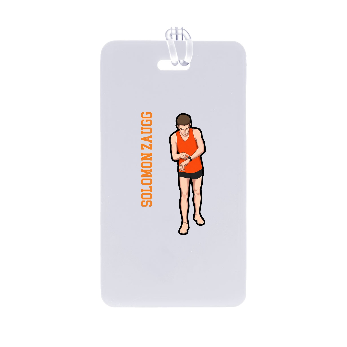 Bag Tag — Name Vertical in Classic