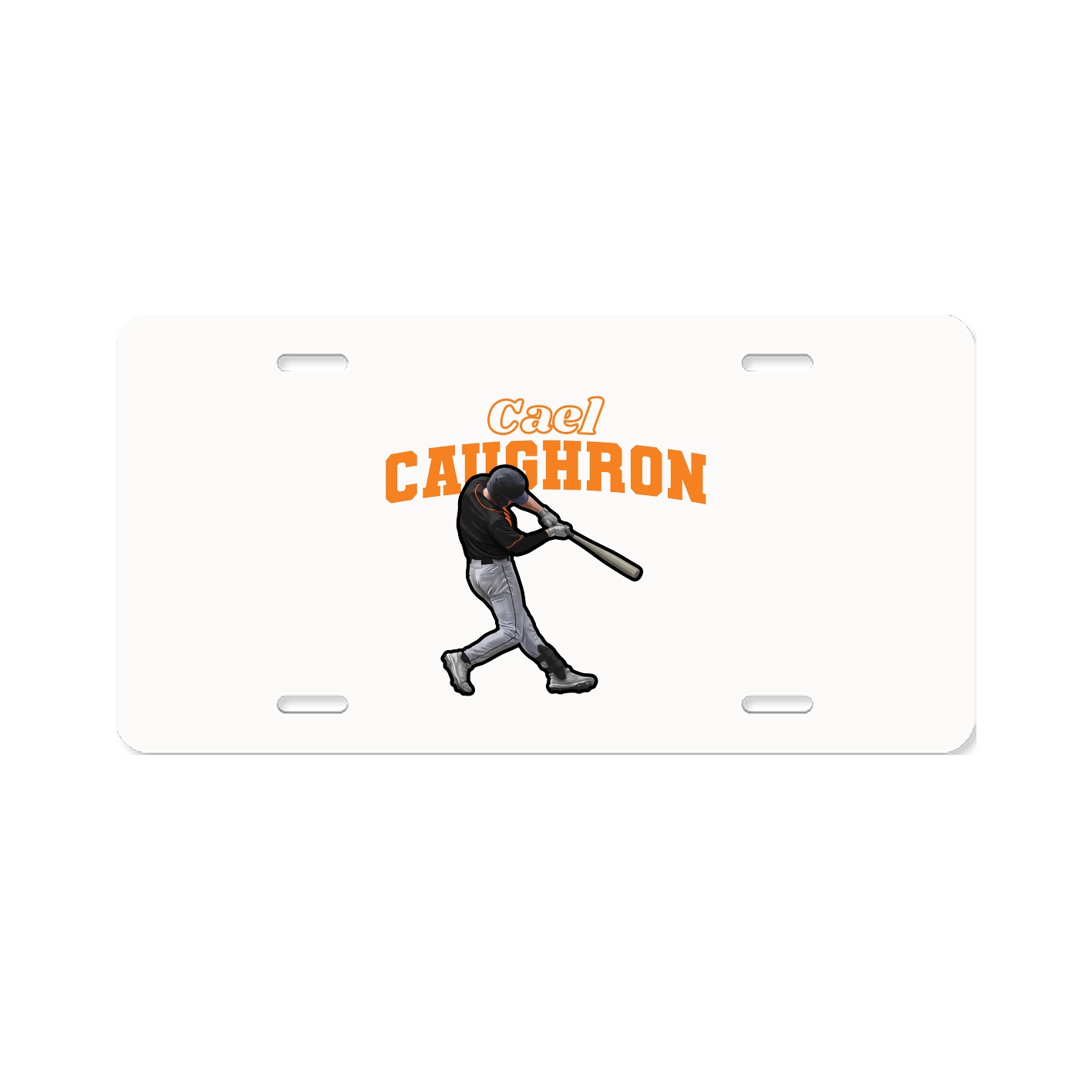 License Plate — Name Arch in Classic