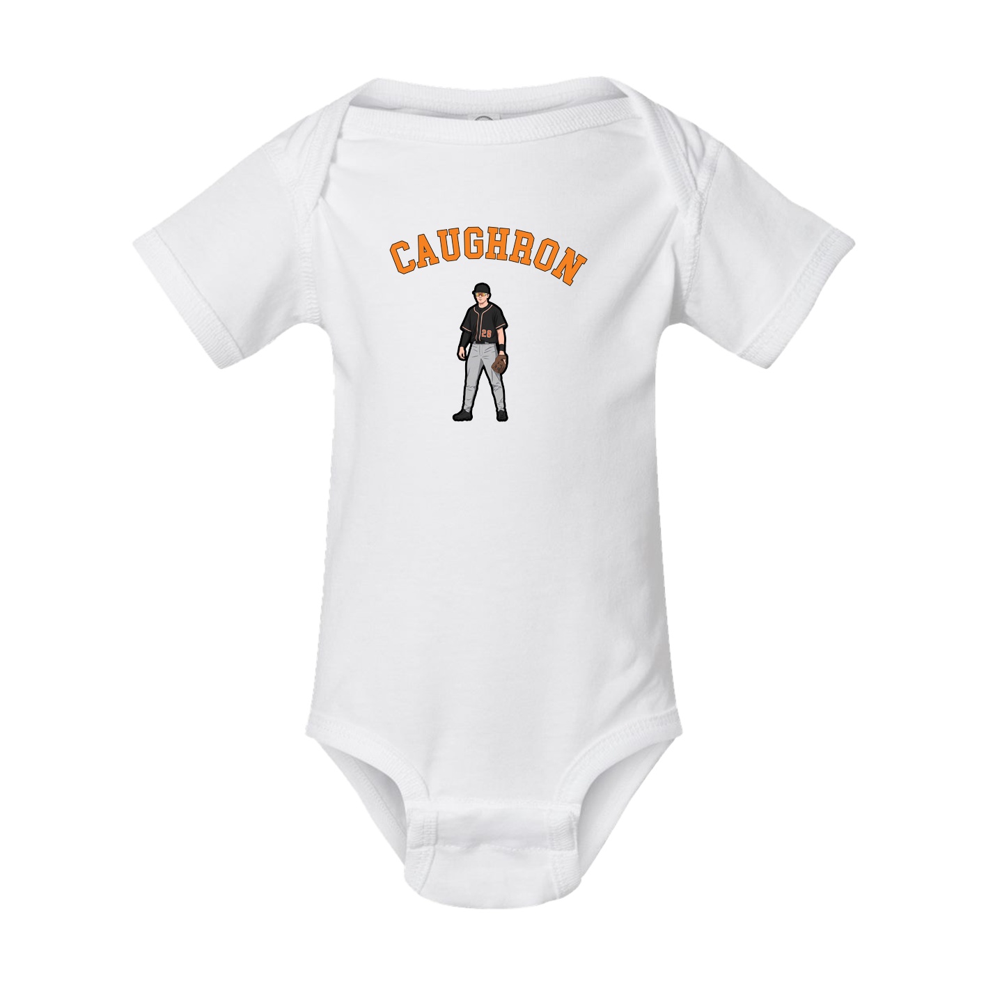 Baby Onesie — Shirsey Arch in White