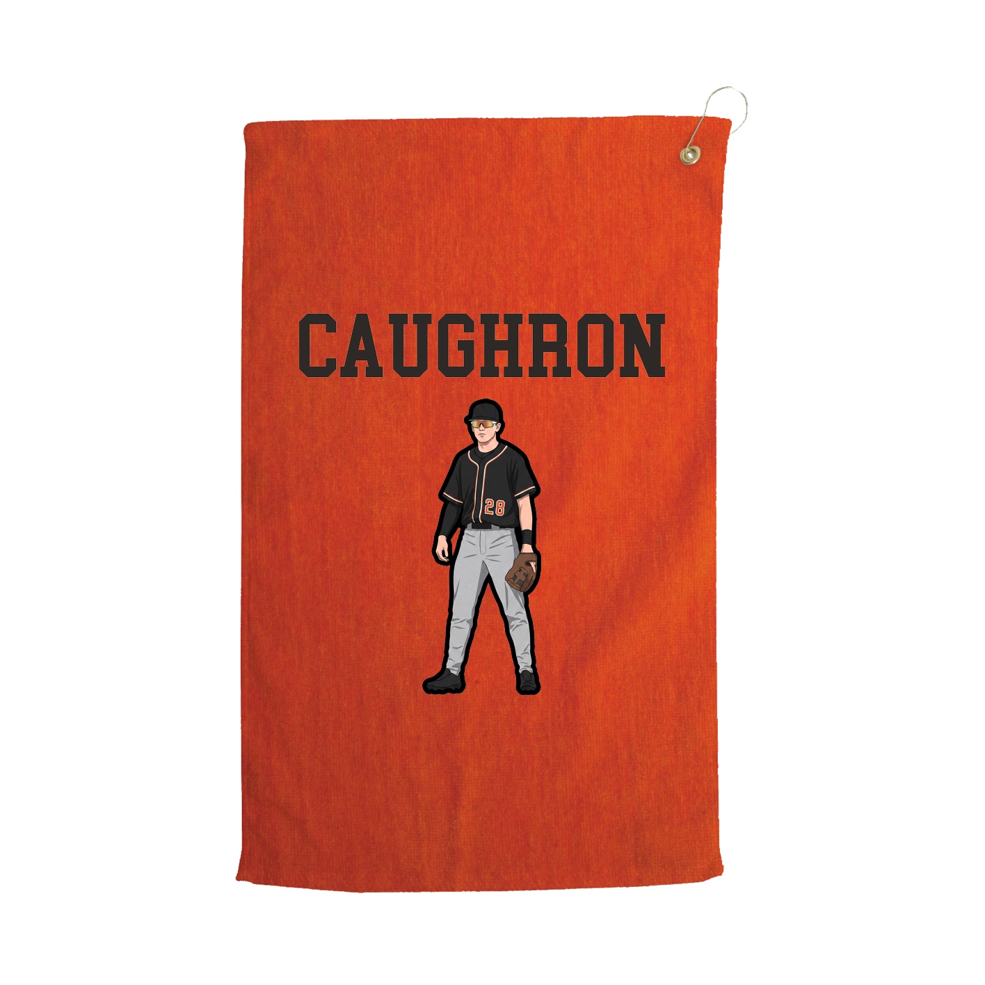 Golf Towel — Shirsey in Orange