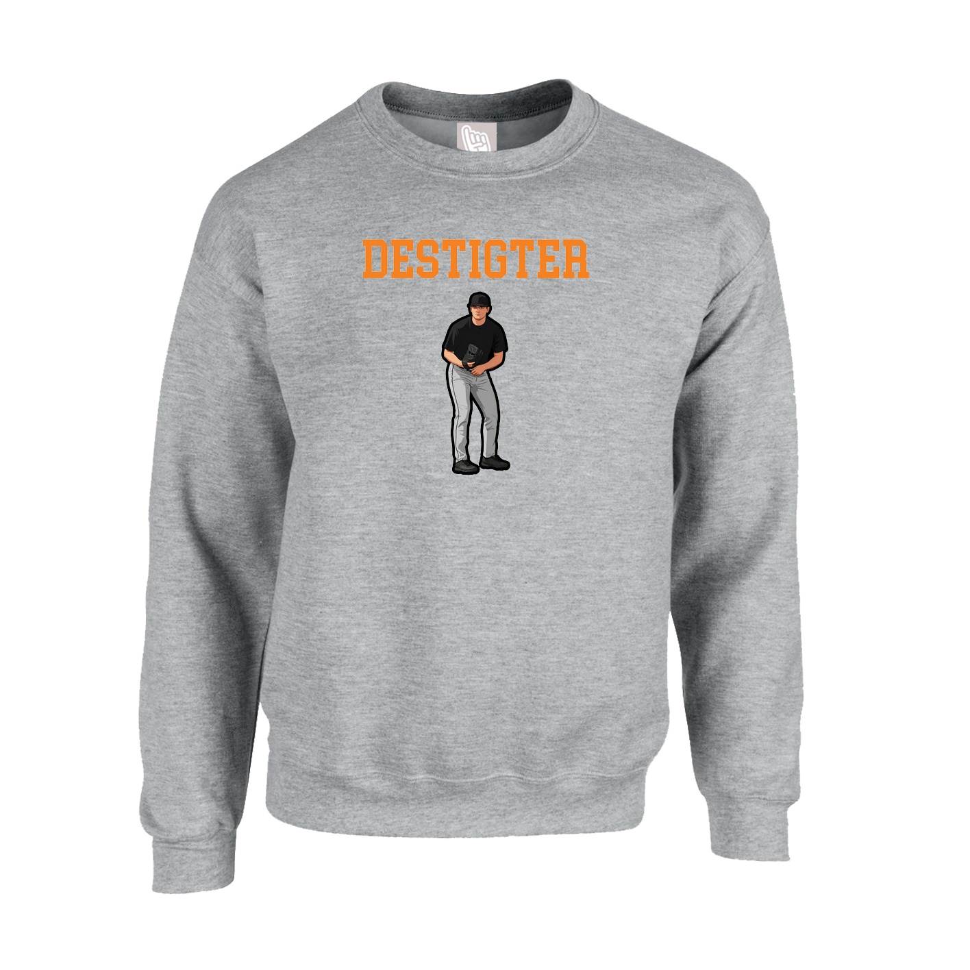 Fleece Crew — Shirsey in Grey