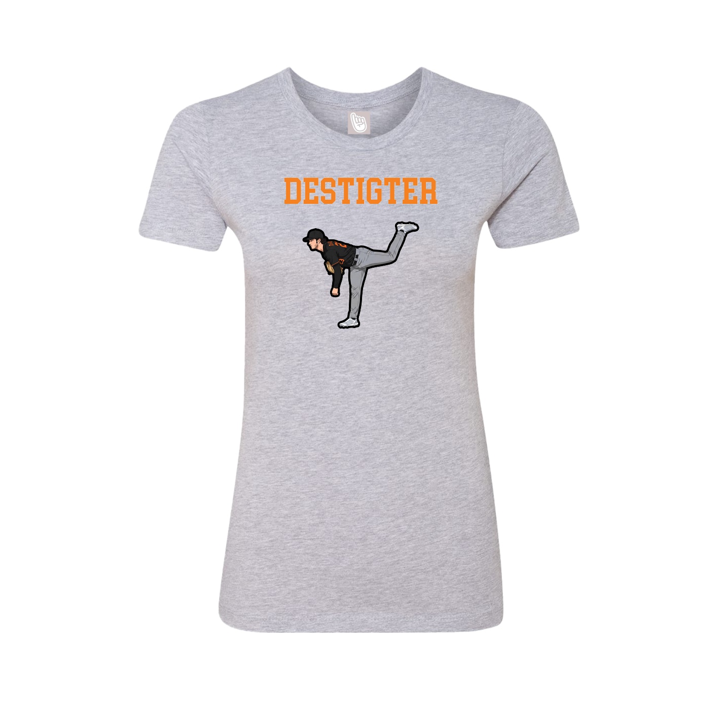 Fitted Women's Tee — Shirsey in Grey