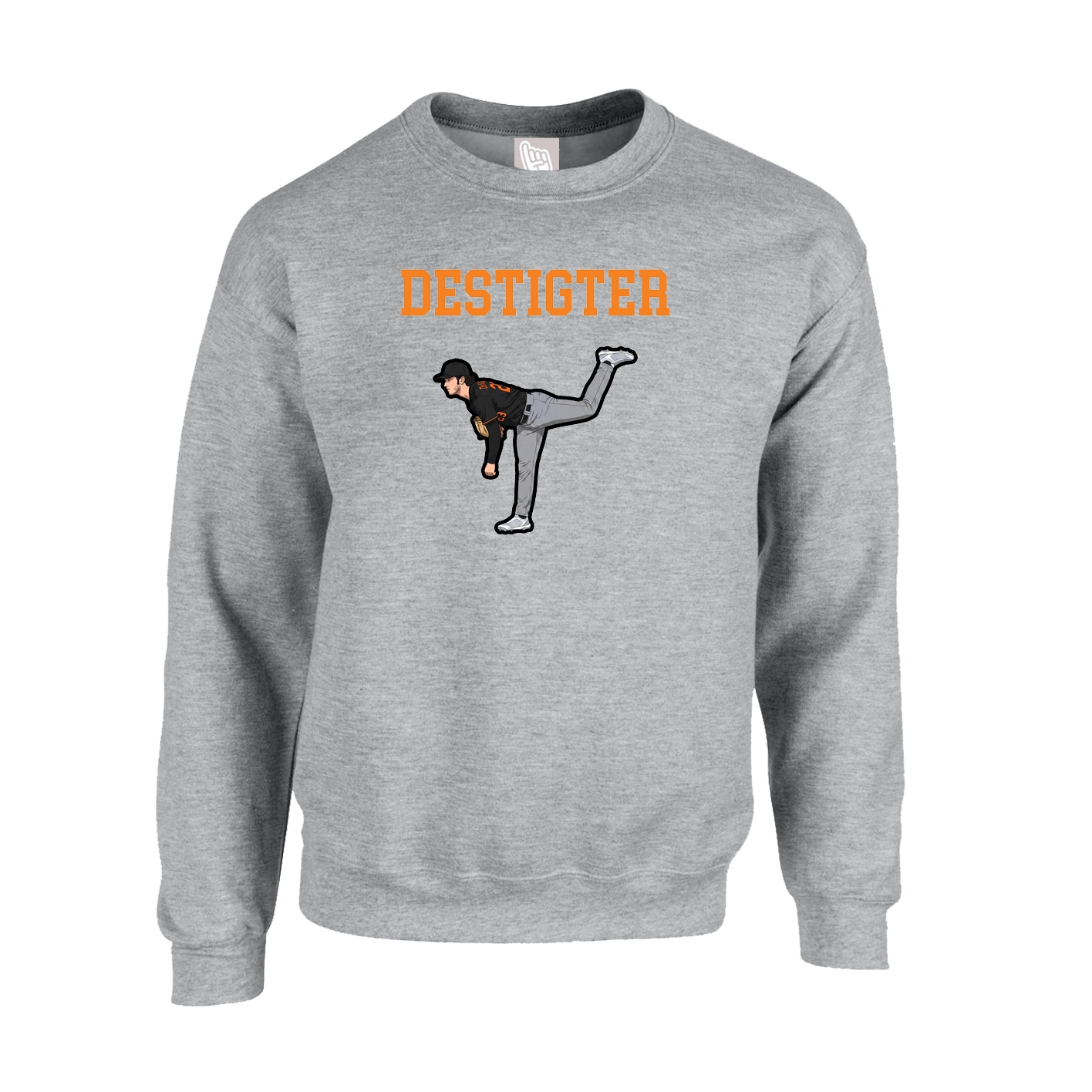 Fleece Crew — Shirsey in Grey