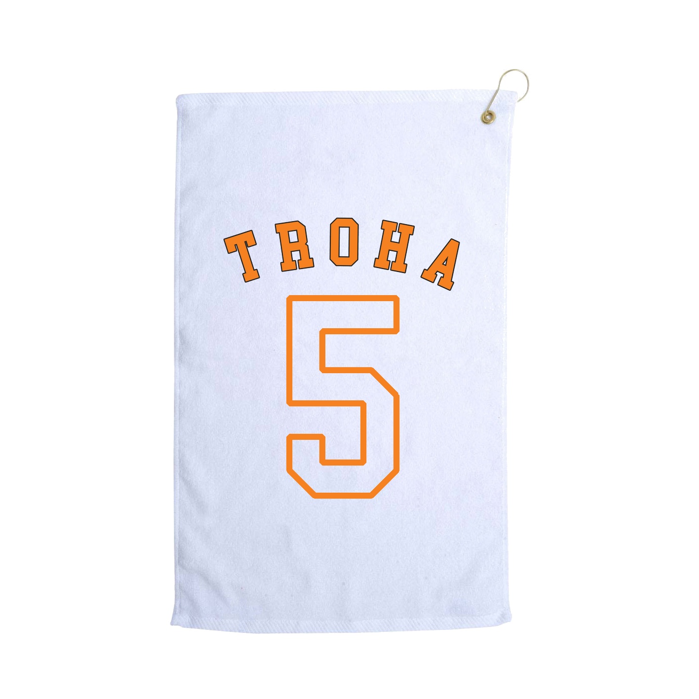 Golf Towel — Shirsey Arch in White