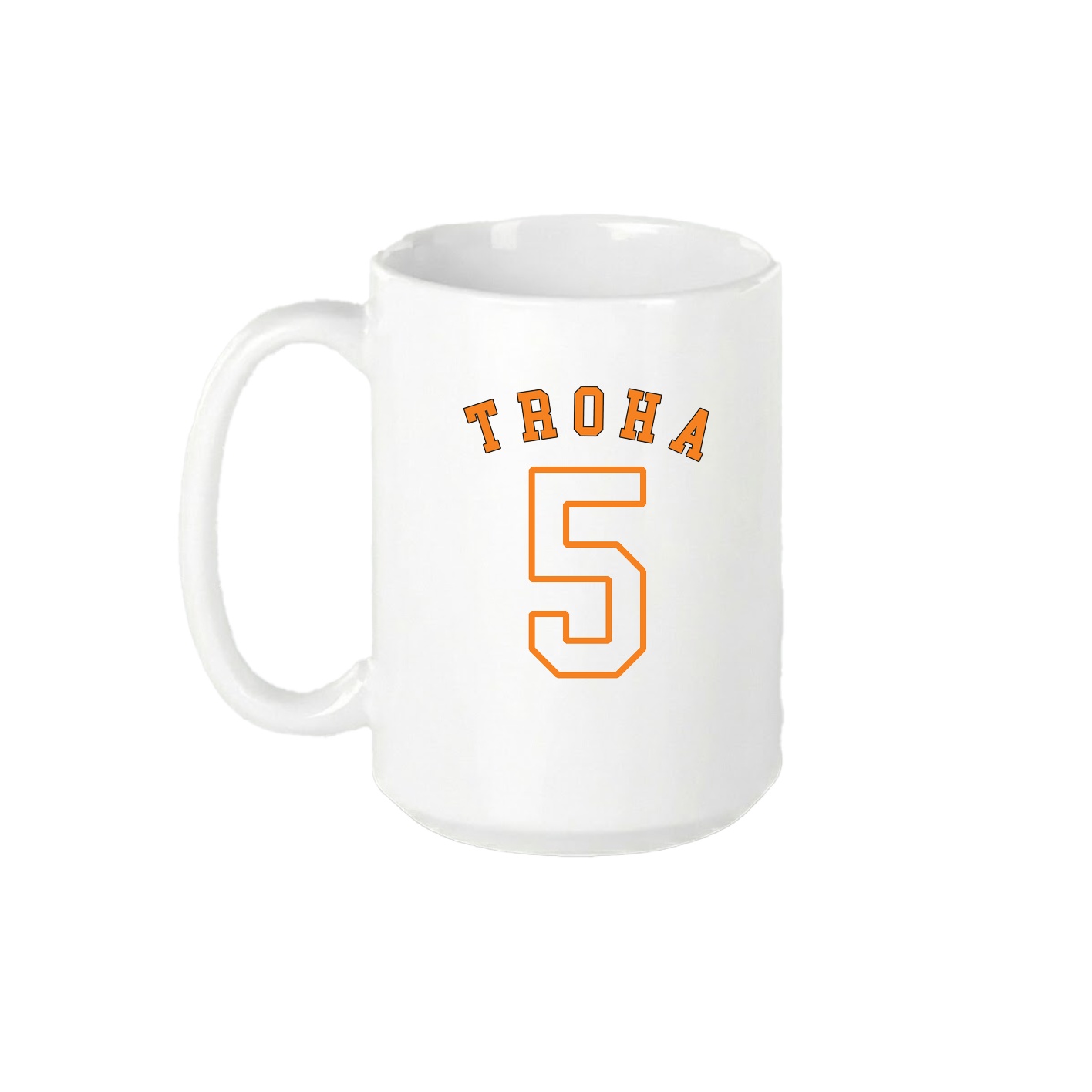 15oz Coffee Mug — Shirsey Arch in White
