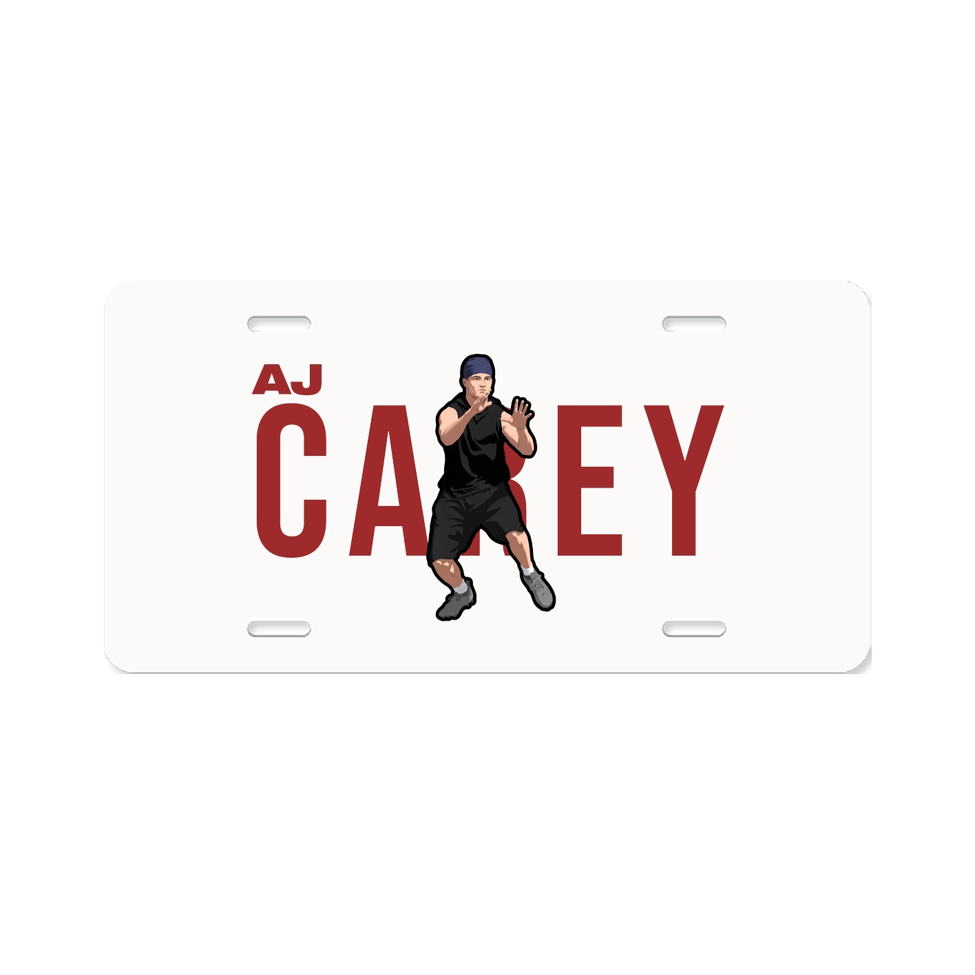License Plate — Player Name in Classic
