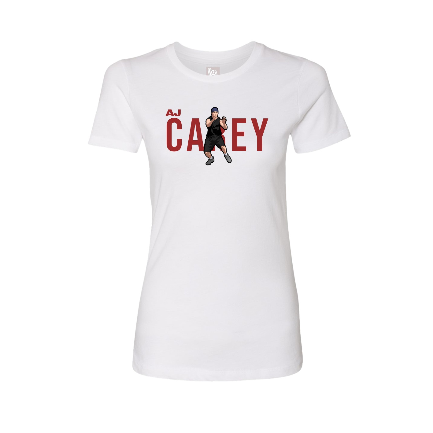 Womens Tee — Player Name in White