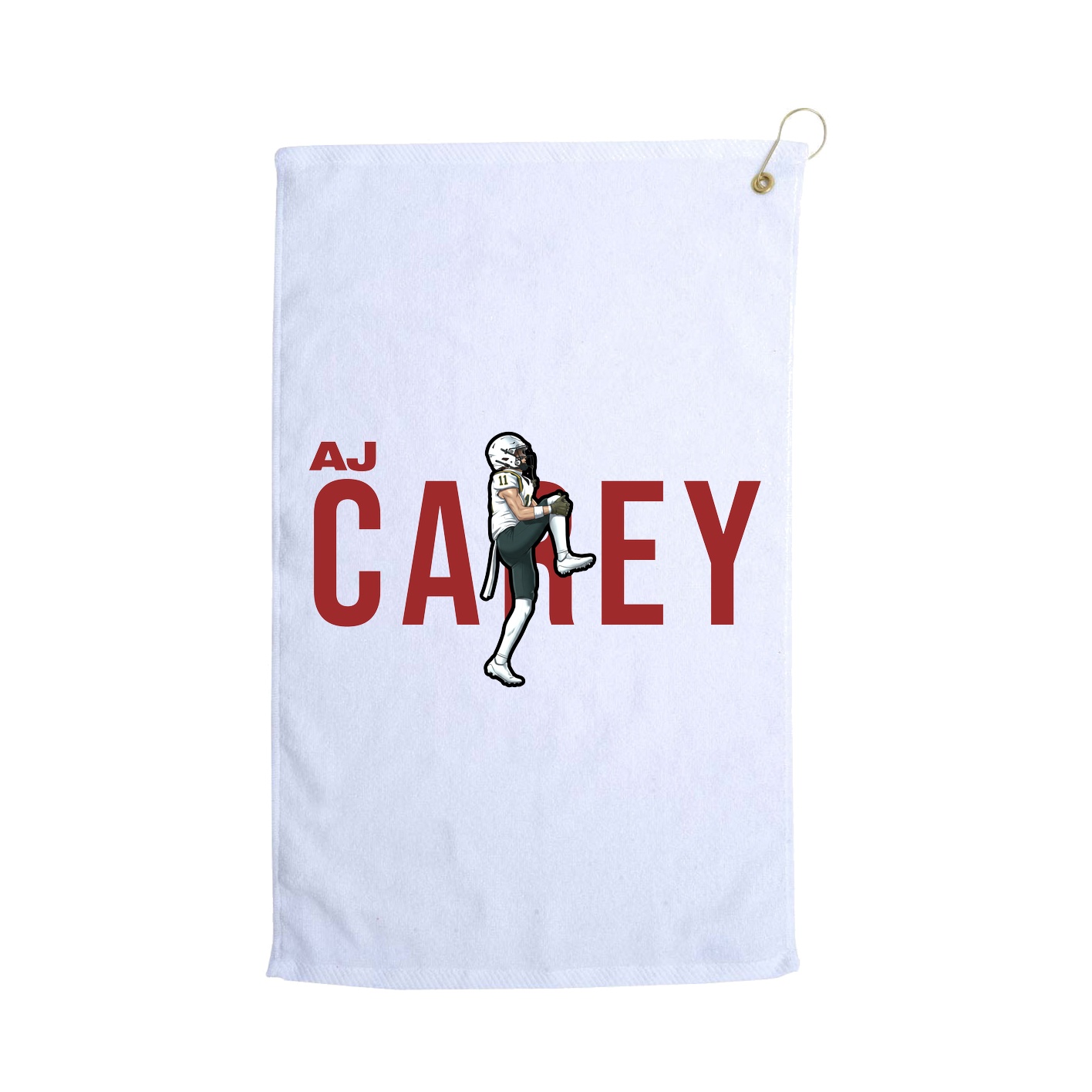 Golf Towel — Player Name in White