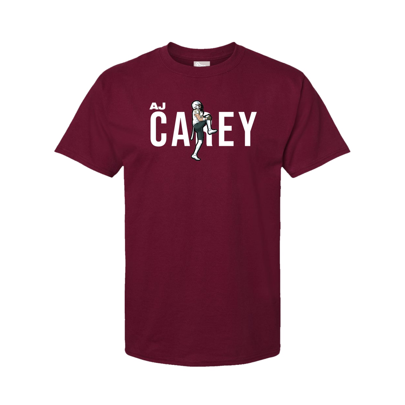 Youth Tee — Player Name in Cardinal