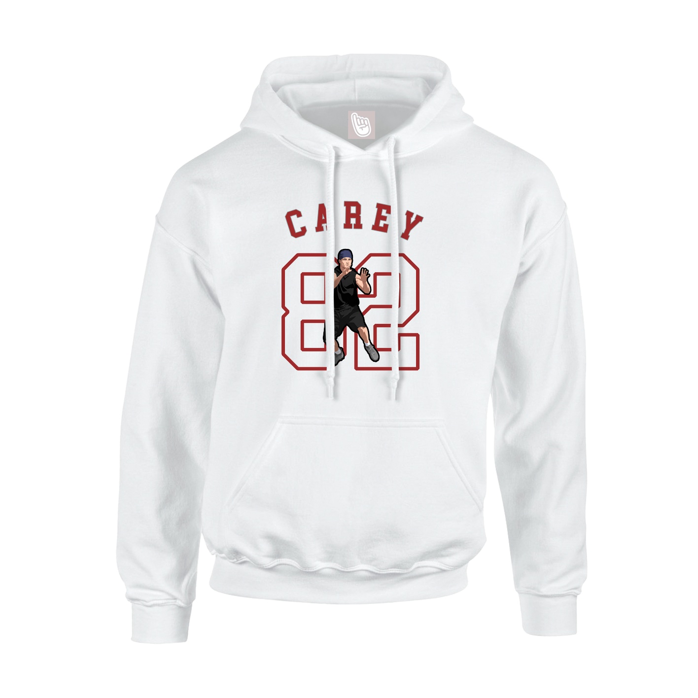 Youth Hoodie — Shirsey Arch in White