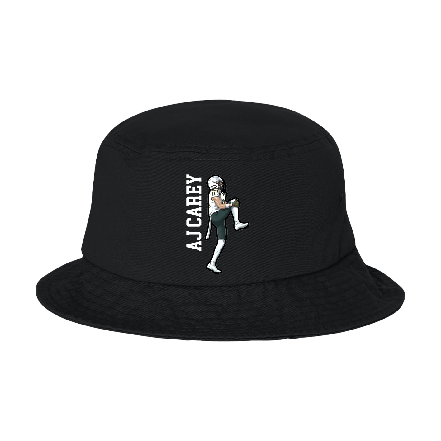 Bucket Cap — Name Vertical in Black