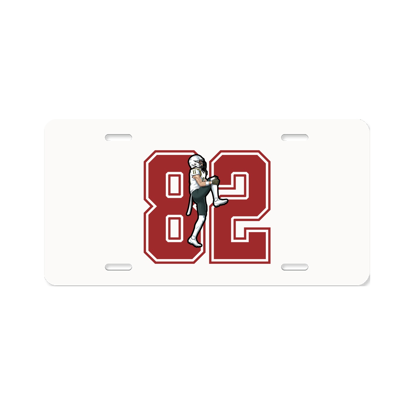License Plate — Number in Classic