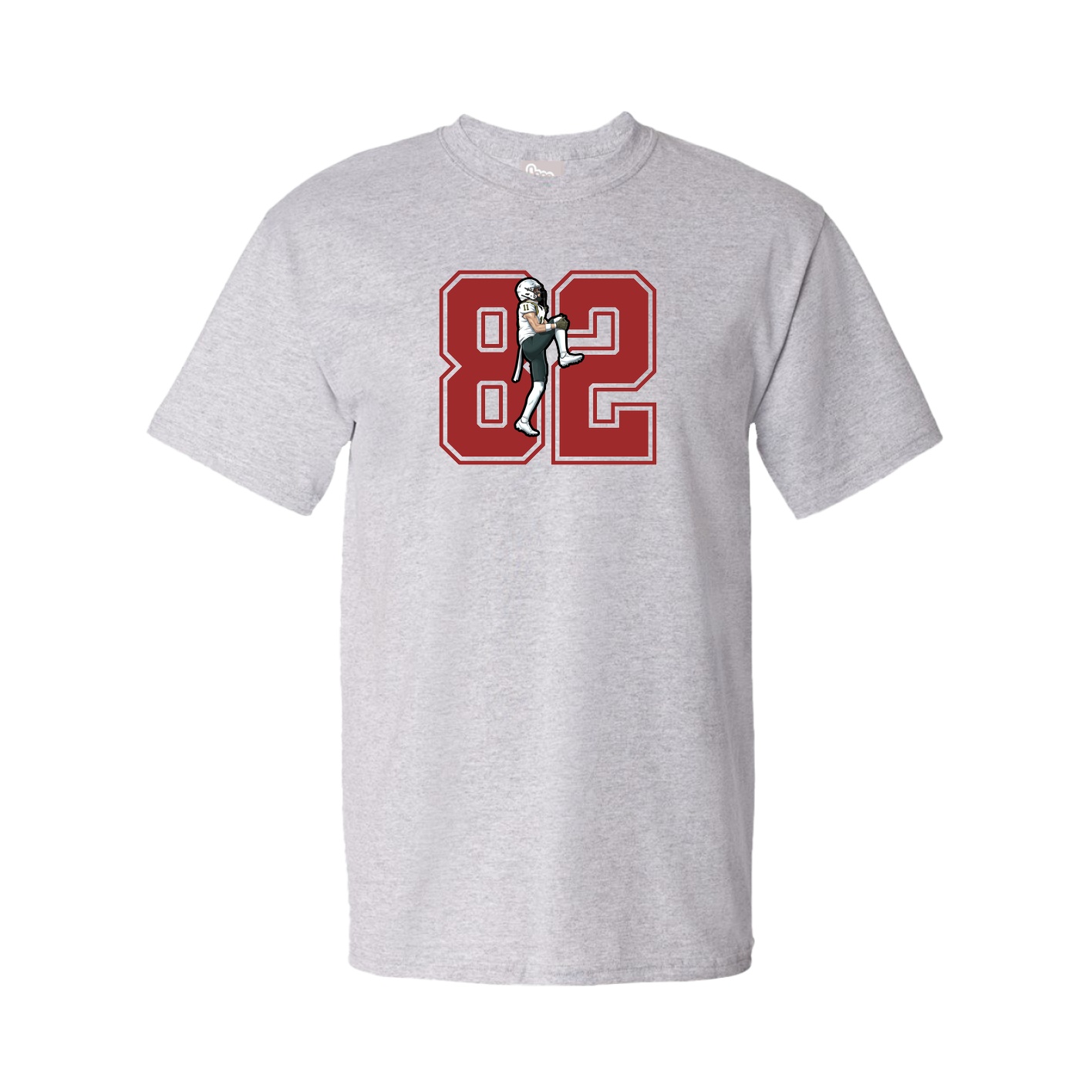 Youth Tee — Number in Grey