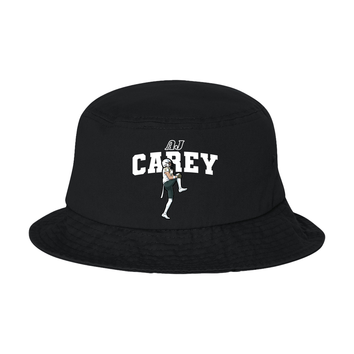 Bucket Cap — Name Arch in Black