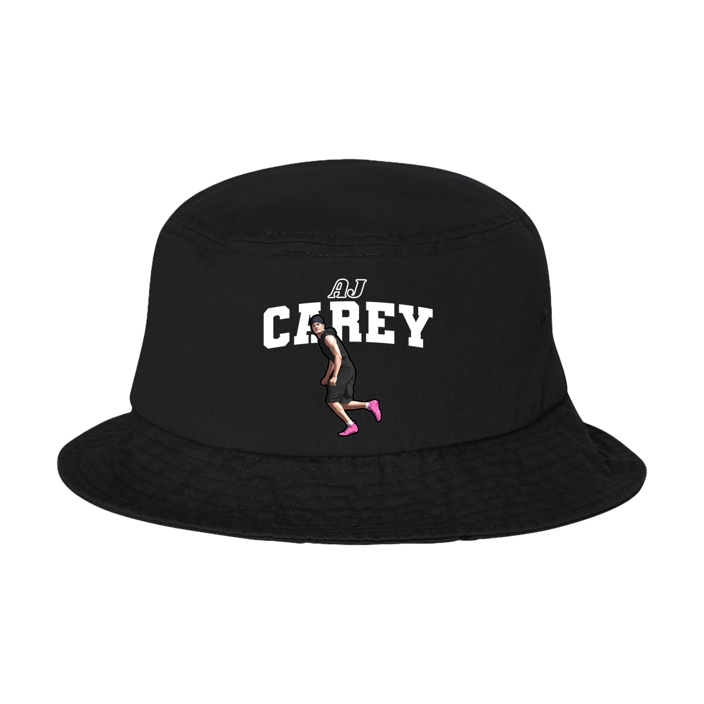Bucket Cap — Name Arch in Black