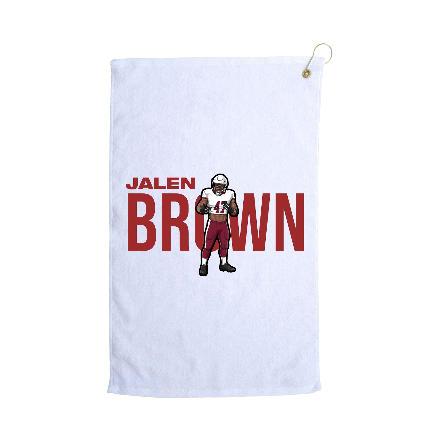 Golf Towel — Player Name in White