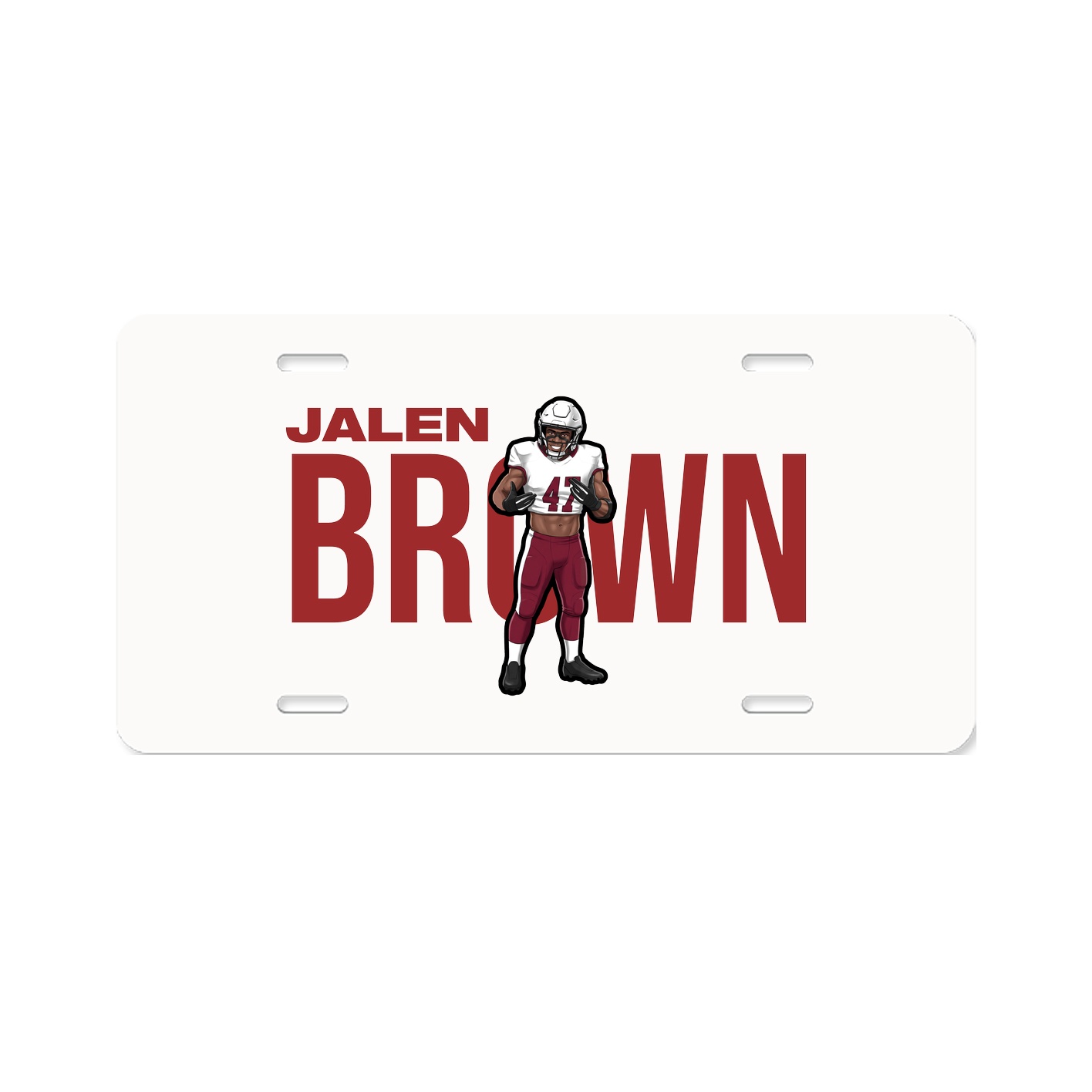 License Plate — Player Name in Classic