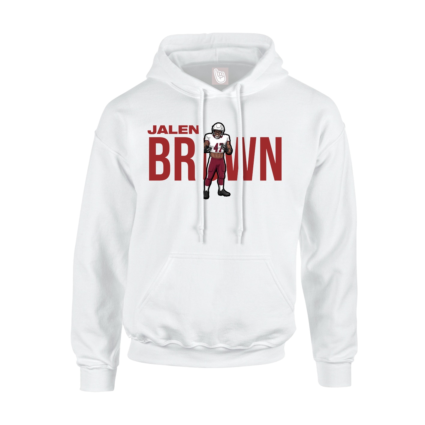 Hoodie — Player Name in White