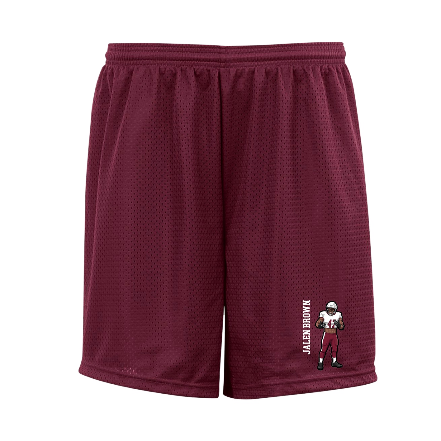 Shorts — Name Vertical in Cardinal