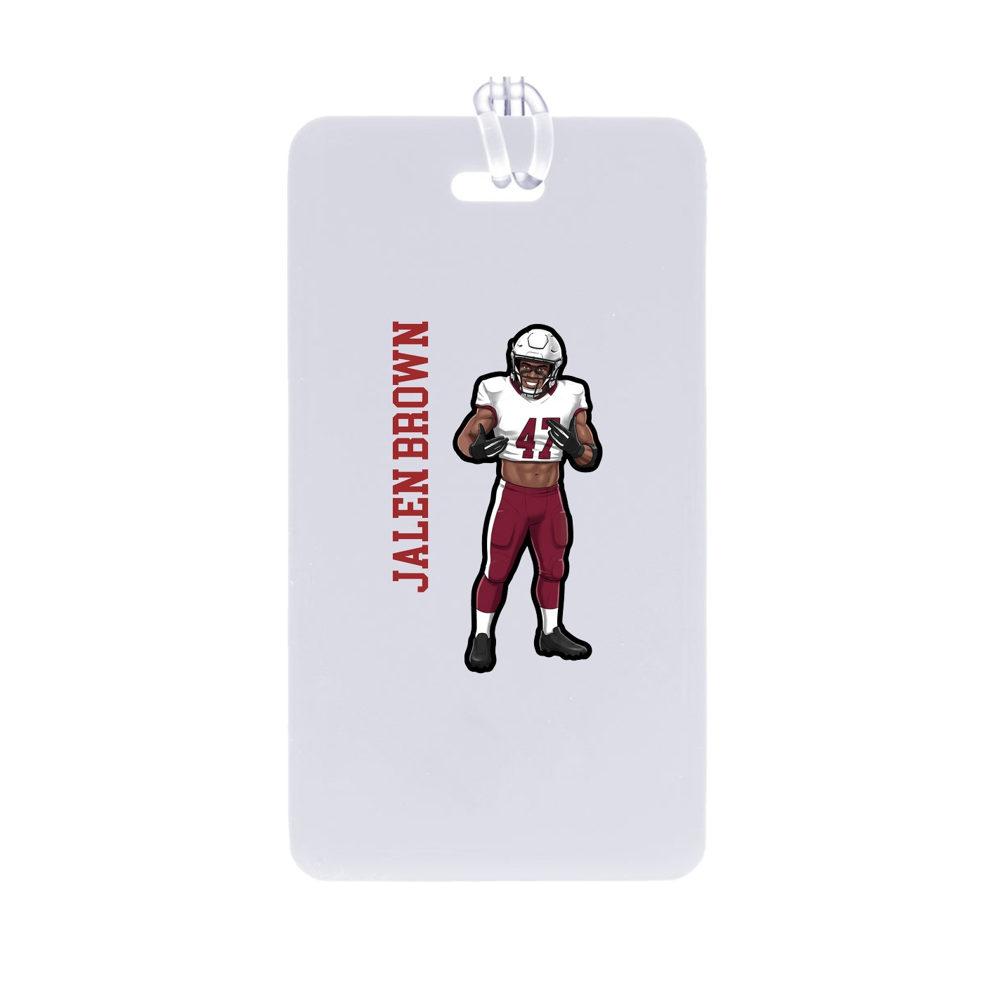 Bag Tag — Name Vertical in Classic