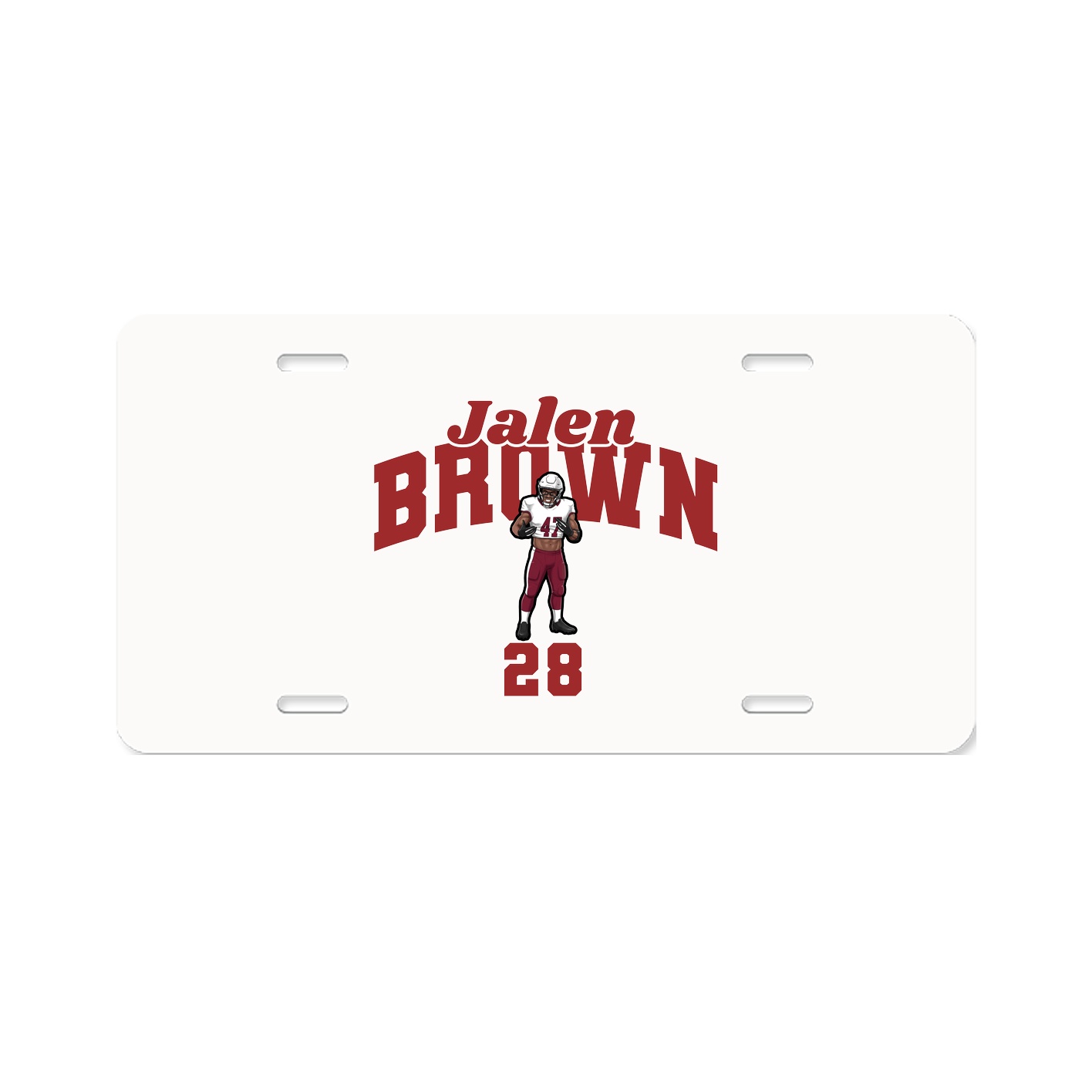 License Plate — Signature Arch in Classic