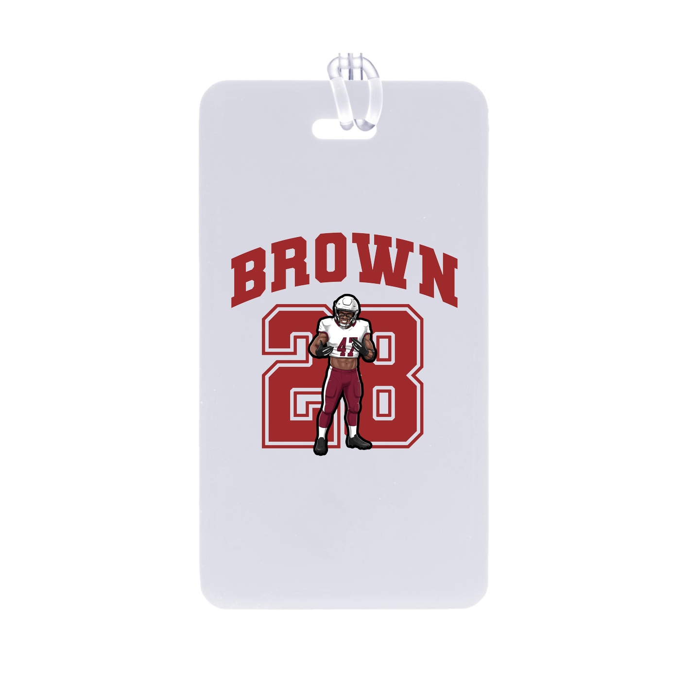 Bag Tag — Number in Classic