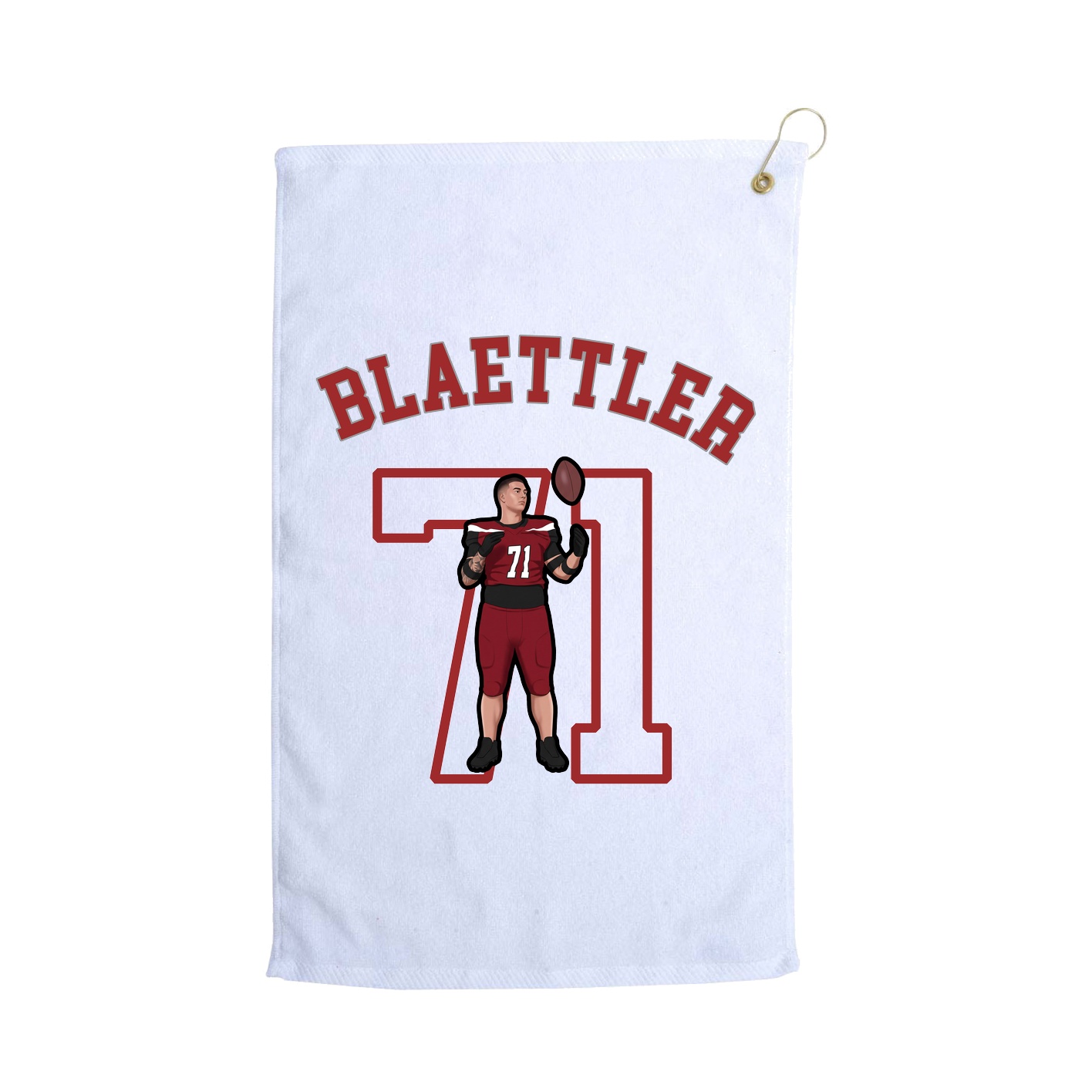 Golf Towel — Shirsey Arch in White
